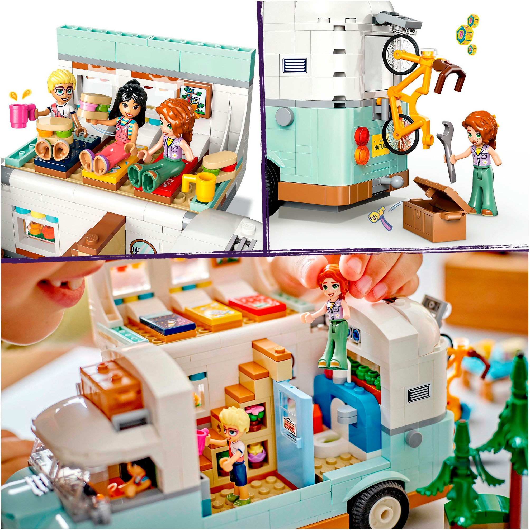 LEGO® Konstruktionsspielsteine »Wohnmobil (42663), LEGO Friends« Made in Europe