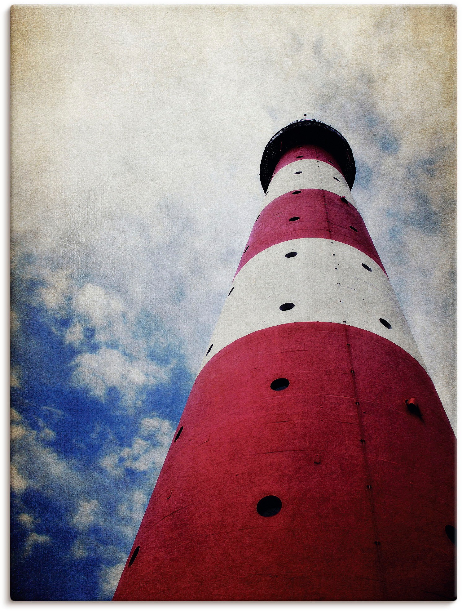 Image of Artland Wandbild »Westerhever Leuchtturm«, Gebäude, (1 St.), in vielen Grössen & Produktarten -Leinwandbild, Poster, Wandaufkleber / Wandtattoo auch für Badezimmer geeignet bei Ackermann Versand Schweiz