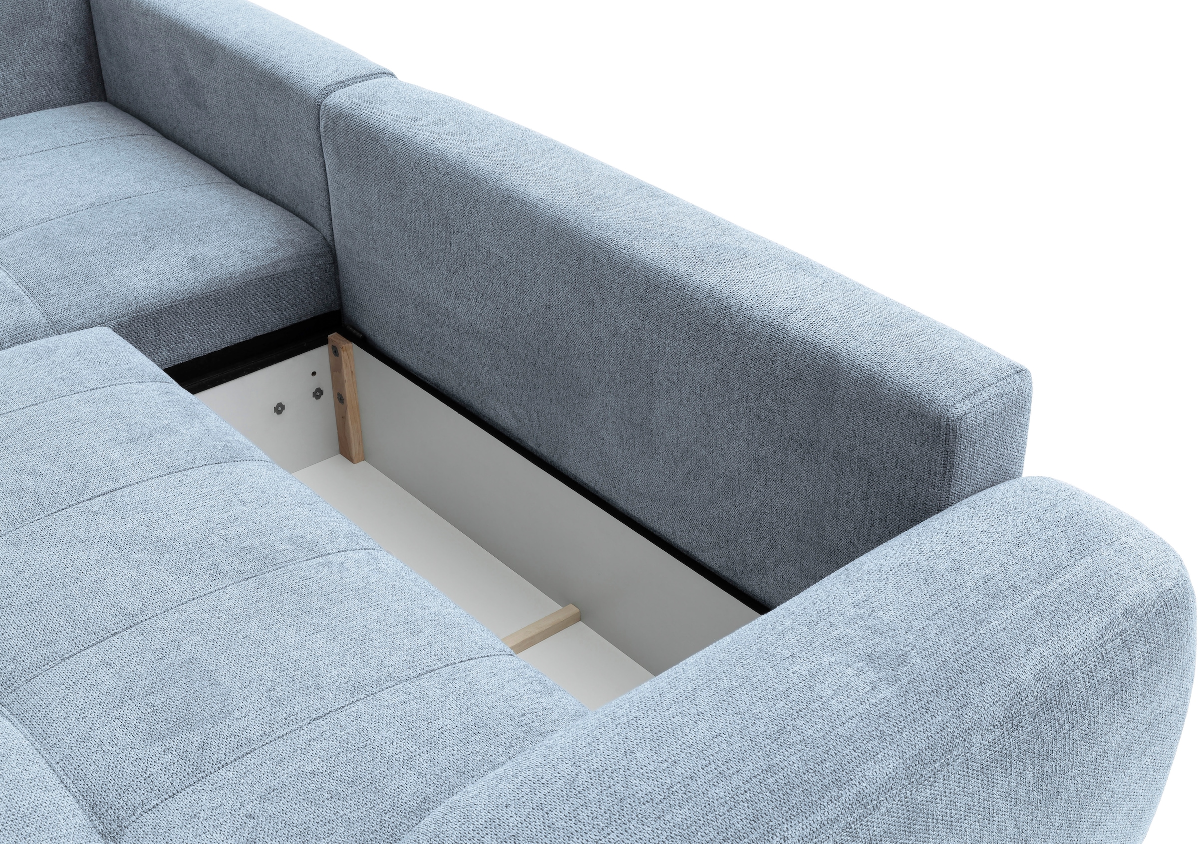 Mr. Couch Ecksofa »Mykonos, L-Form, Dauerschläfer« Mit Boxpring-Taschenfederkern