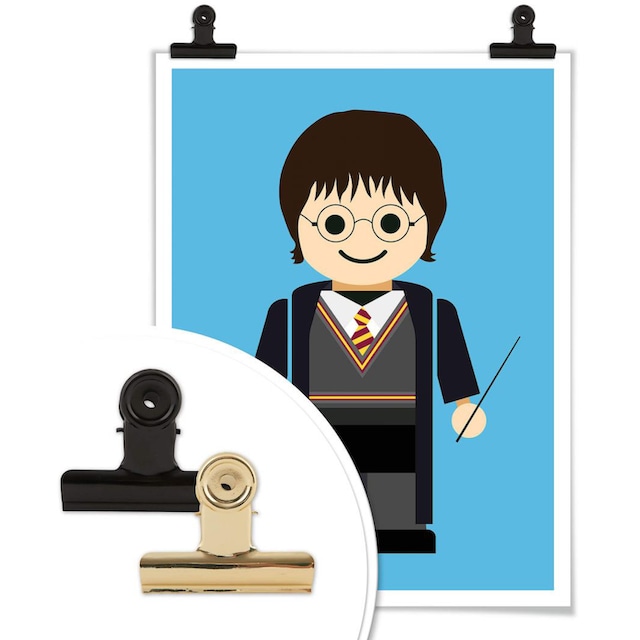 Wall-Art Poster »Playmobil Harry Potter Spielzeug«, Kinder, (1 St.), Poster,  Wandbild, Bild, Wandposter bequem kaufen