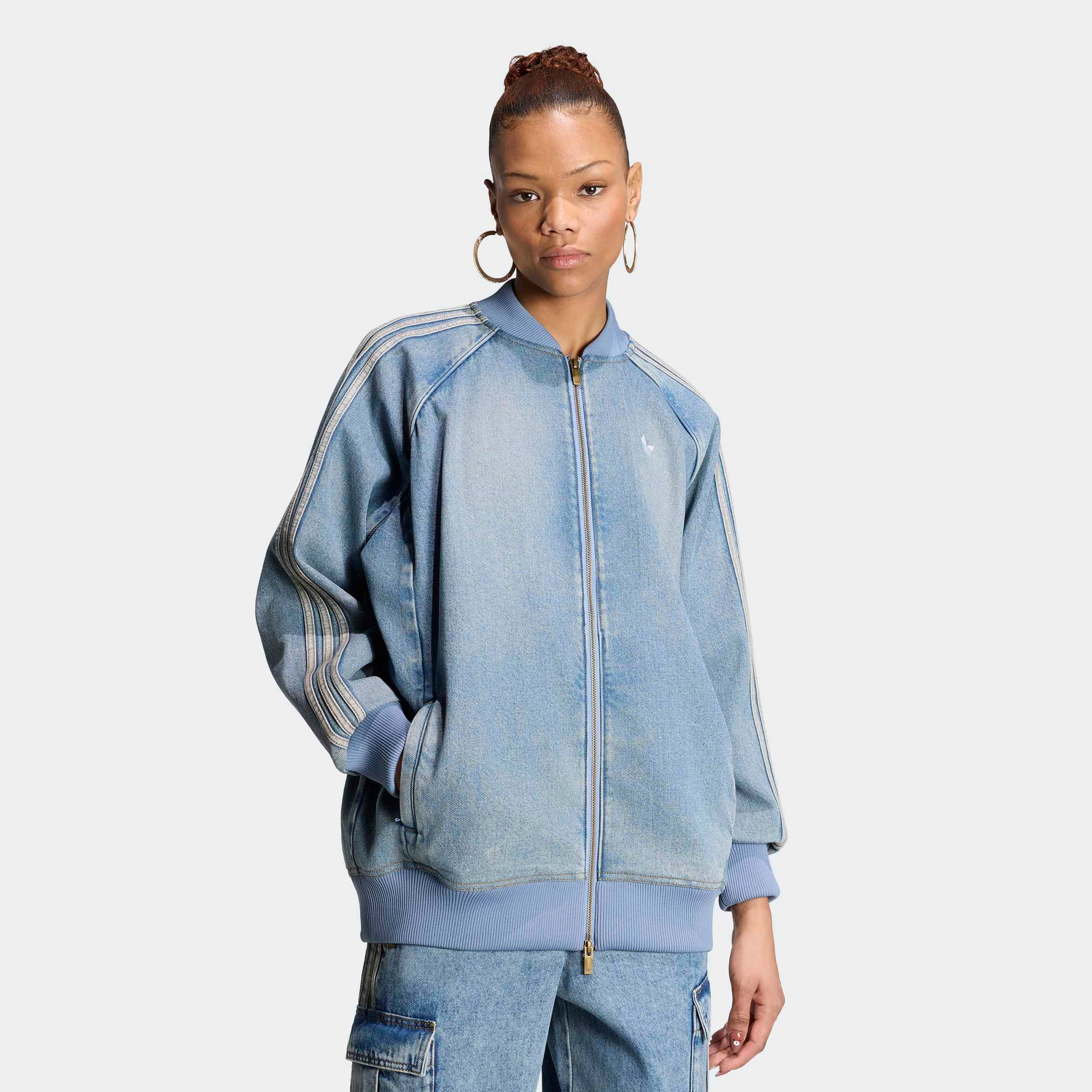 Image of adidas Originals Jeansjacke "SST OVERSIZE DENIM ORIGINALS"