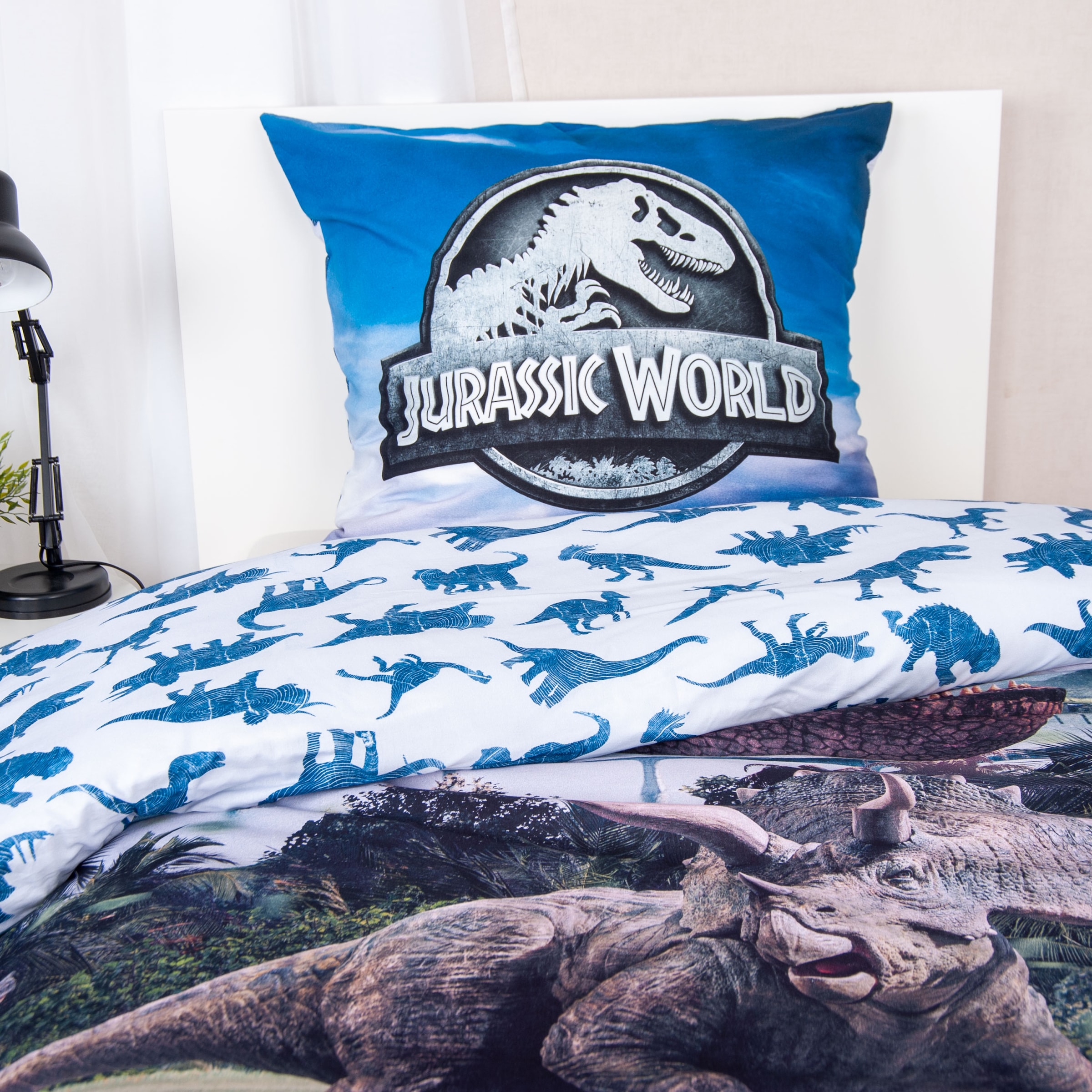 Jurassic World Bettwäsche »Jurassic World« 2 Stk. Wendebettwäsche
