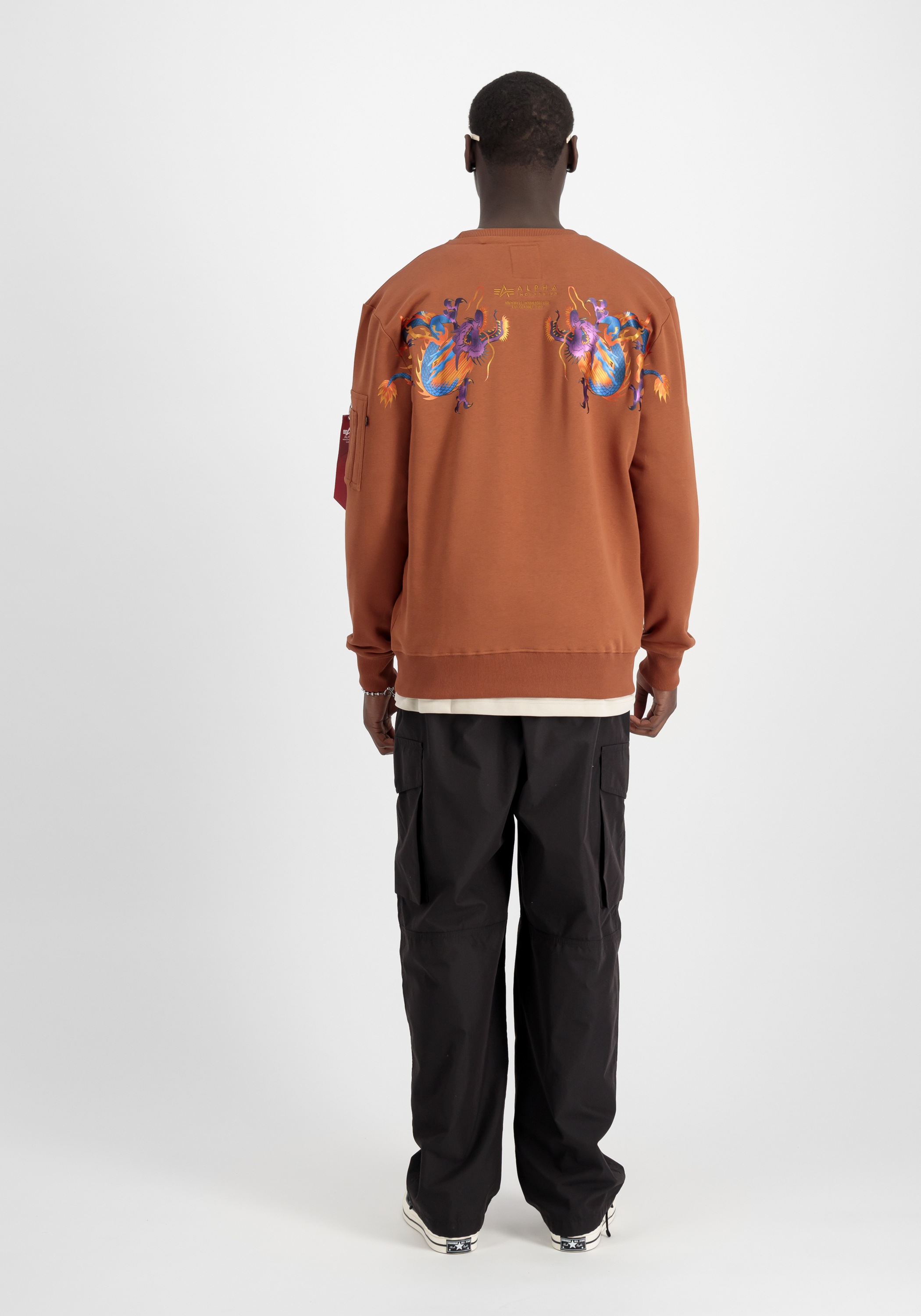 Alpha Industries Sweater »Alpha Industries Men - Sweatshirts Dragon EMB Sweater«