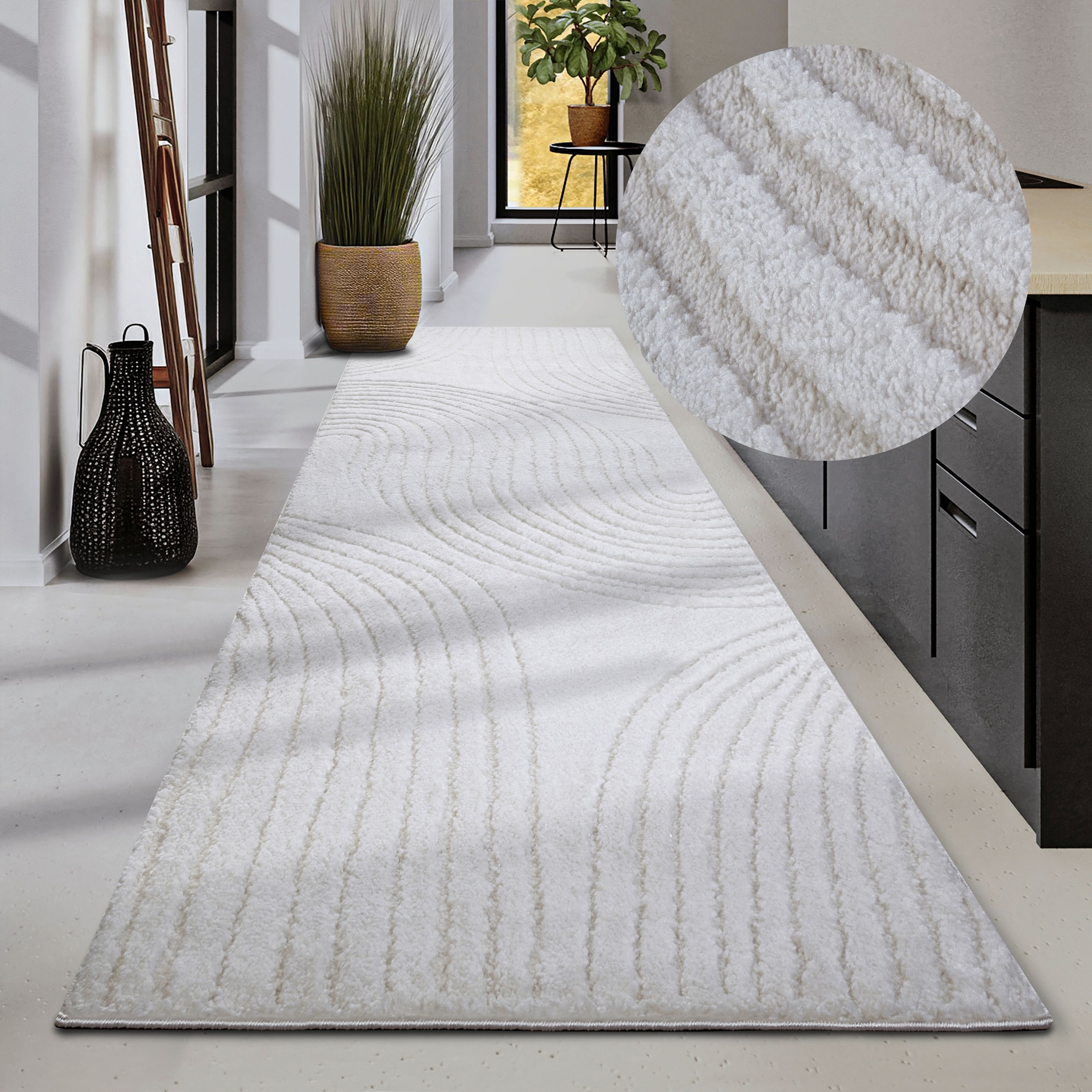 Image of ELLE DECORATION Designteppich "Pigment" rechteckig 18 mm Höhe Hochflor, Shaggy, Läufer, weich, Langflor, modern, Hoch Tief Effekt