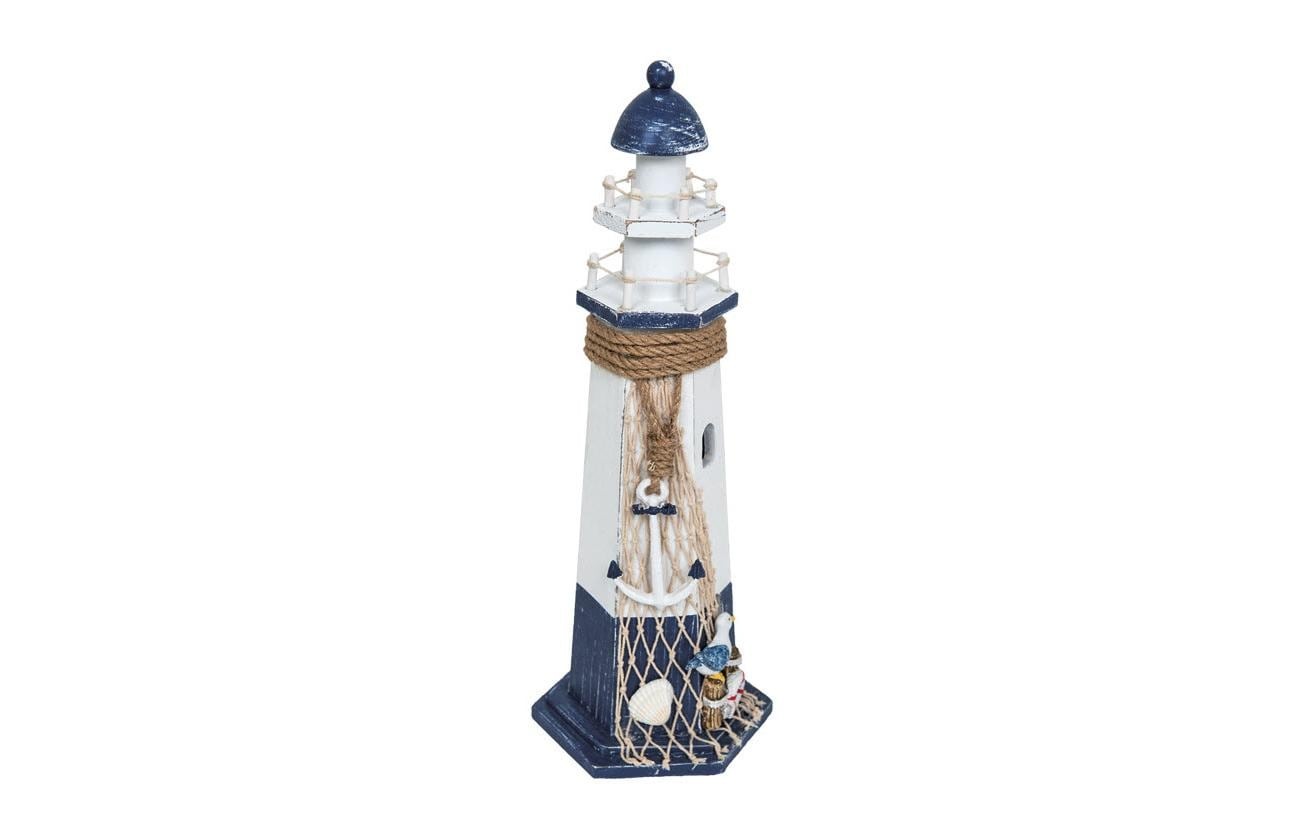 Image of Wanddekoobjekt "Dekomat AG Leuchtturm mit Anker 37 x 12 cm"