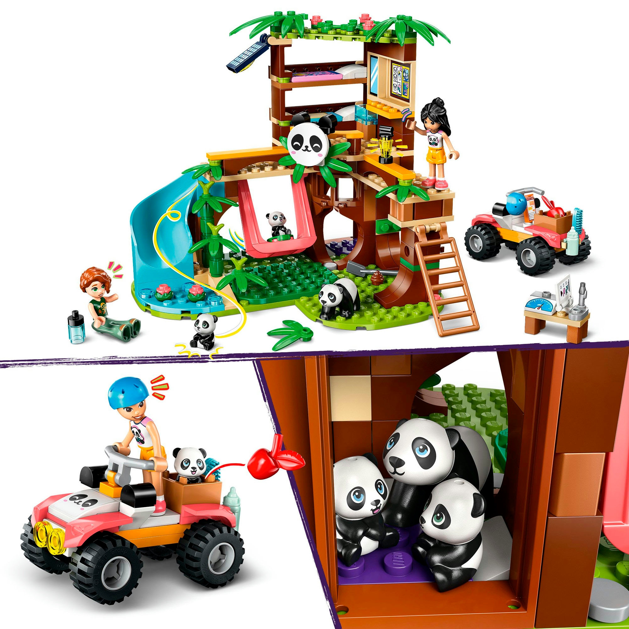 LEGO® Konstruktionsspielsteine »Panda-Pflegestation (42648), LEGO Friends« Made in Europe