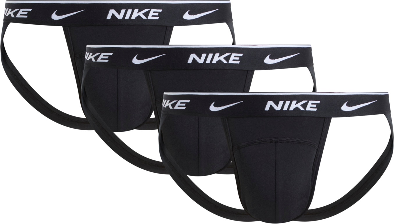 Image of NIKE Underwear String "JOCK STRAP 3PK" Packung, 3er, 3 Stk. mit Logo-Elastikbund