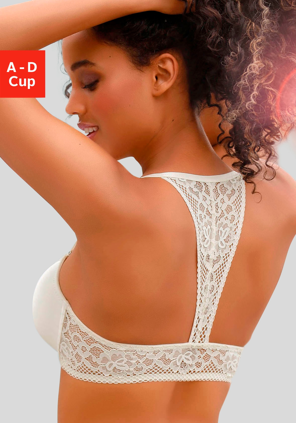 Image of s.Oliver Schalen-BH »Lisette«, mit Vorderverschluss und schönem Spitzenrücken, Dessous bei Ackermann Versand Schweiz