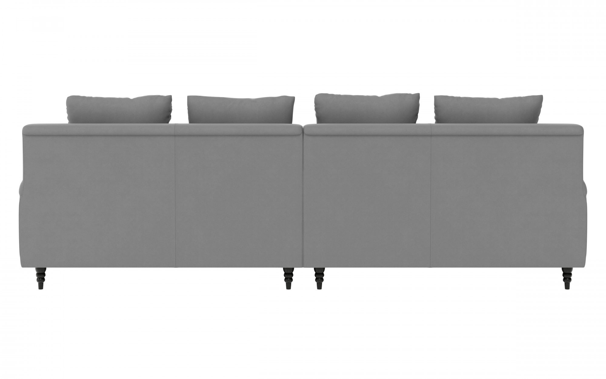 Guido Maria Kretschmer Home&Living Big-Sofa »NORIN«, zwei Fussarten: vorne - Rollen, hinten - Holzfüsse