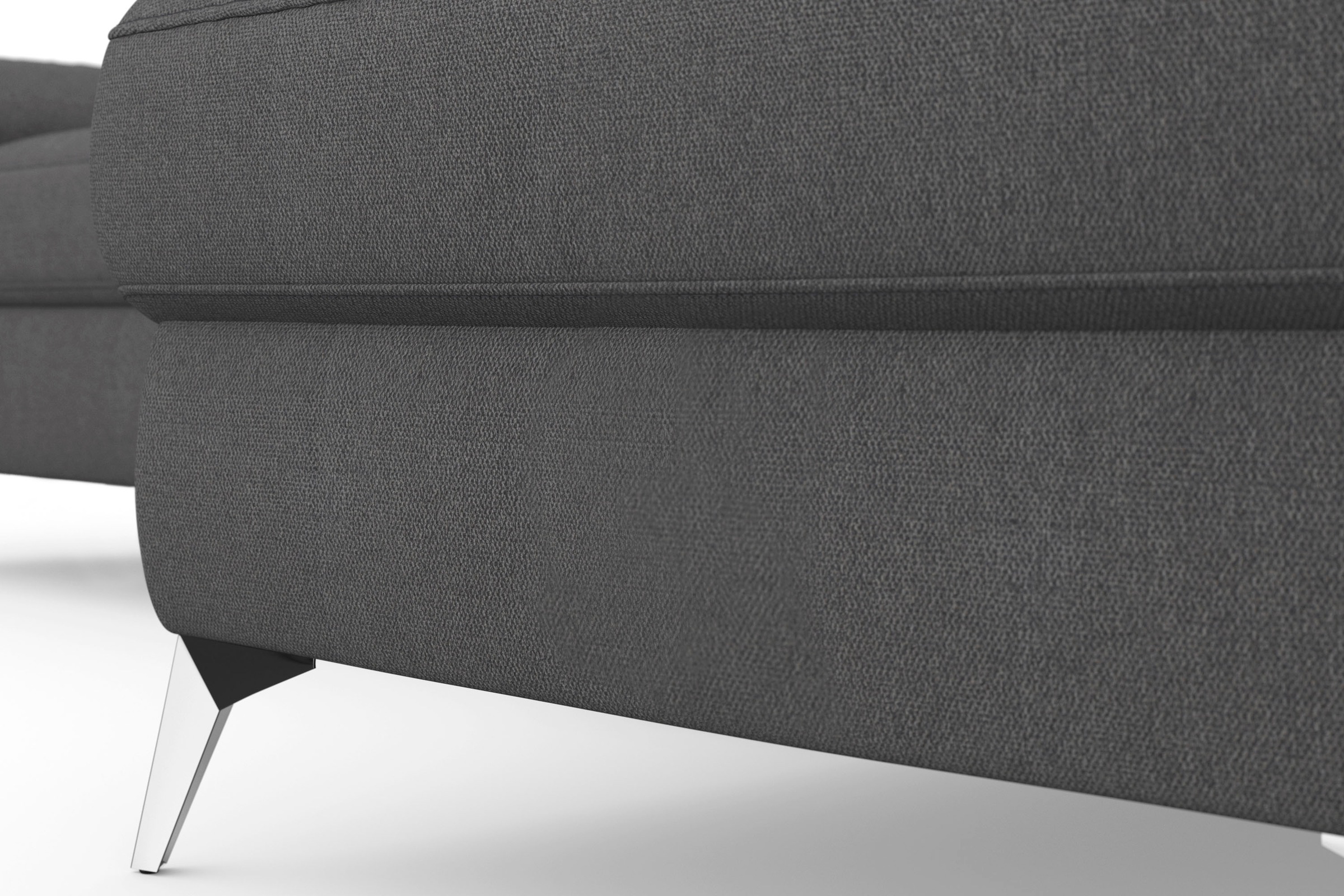 sit&more Ecksofa »Padua L-Form«, inklusive Sitztiefenverstellung, Armteilfunktion und Federkern