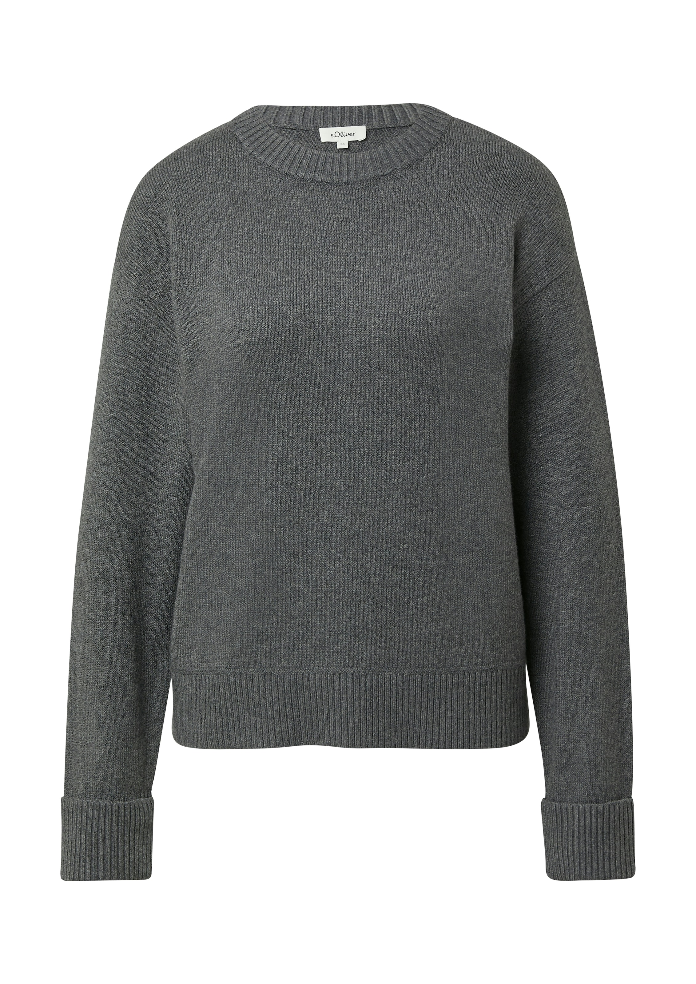 s.Oliver Pull en tricot avec col rond