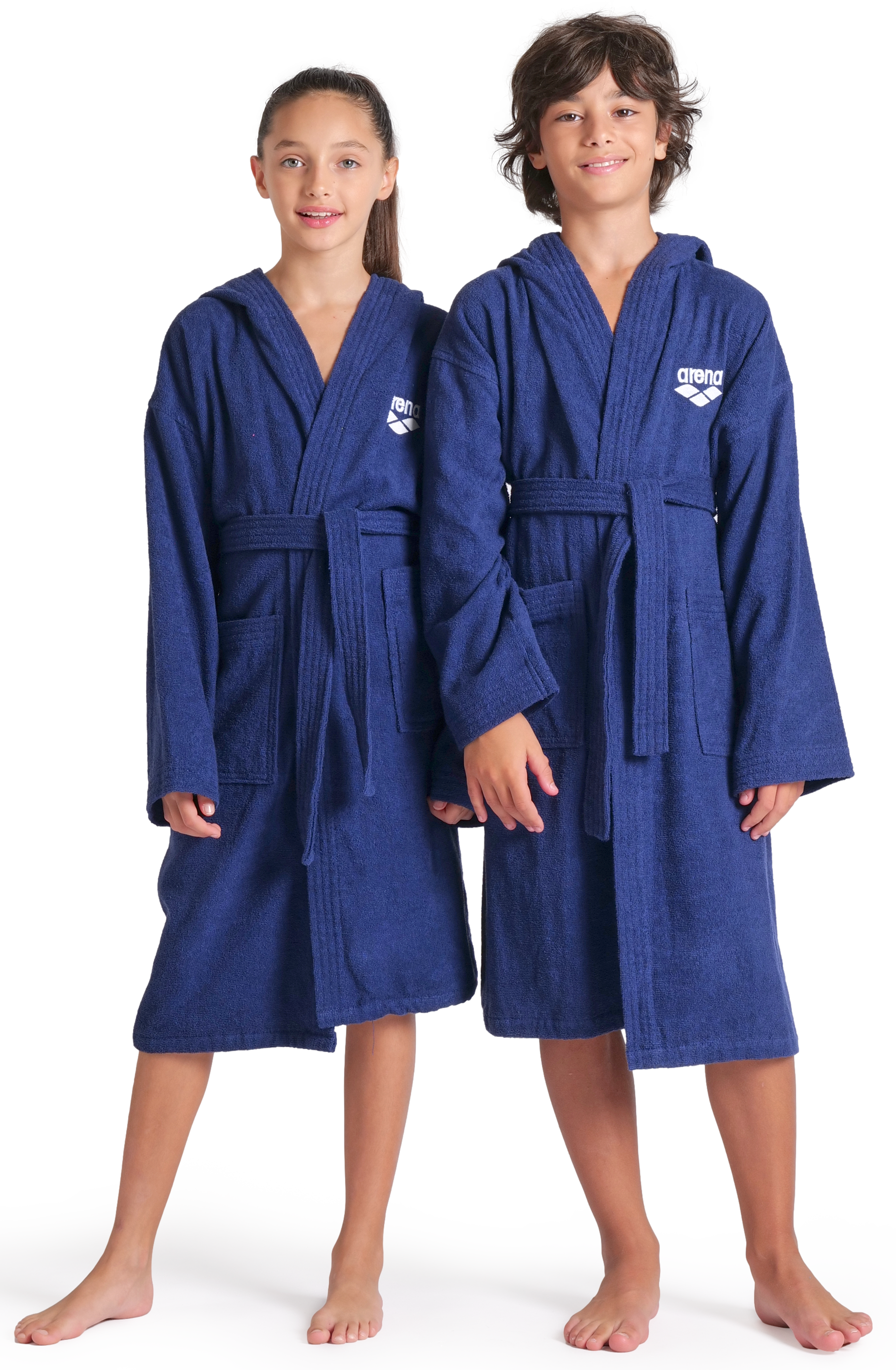 Arena Peignoir de bain »arena Kinder Junior Zeppelin Bademantel« 1 cuis peignoir, enfants, filles, garçons, piscine, doux, confortable
