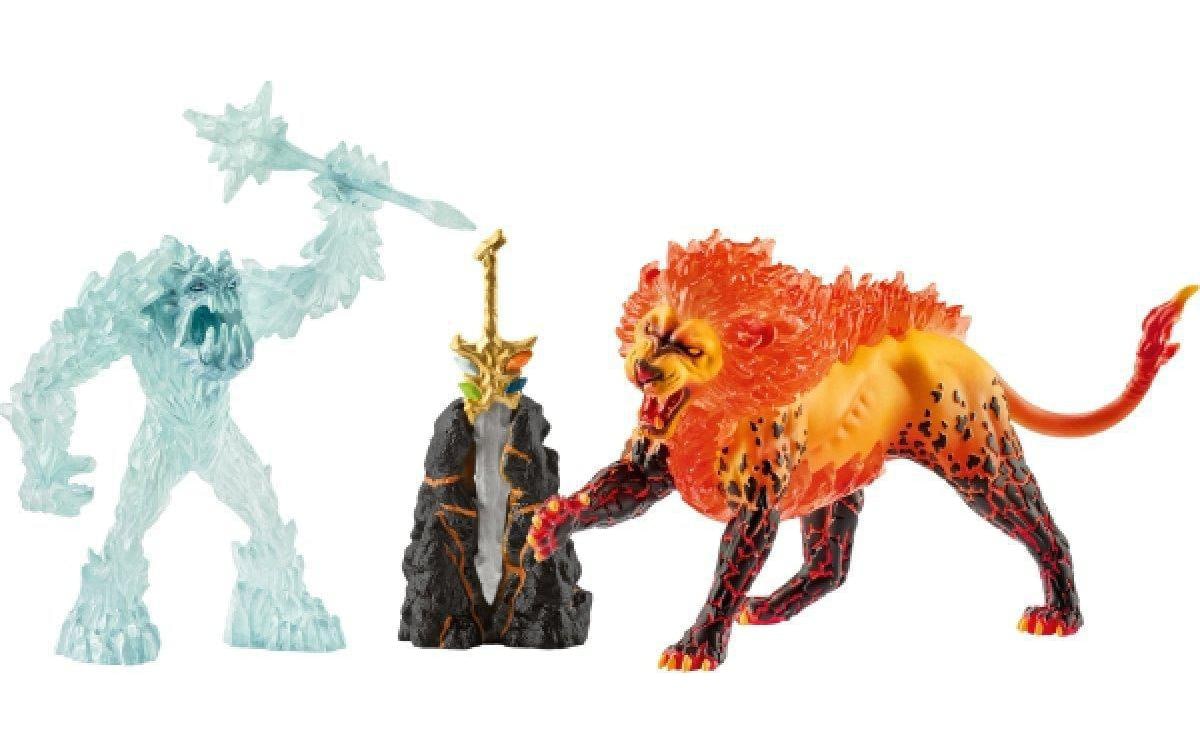Schleich® Spielwelt »Eldrador Frostmonster vs. Feuerlöwe«