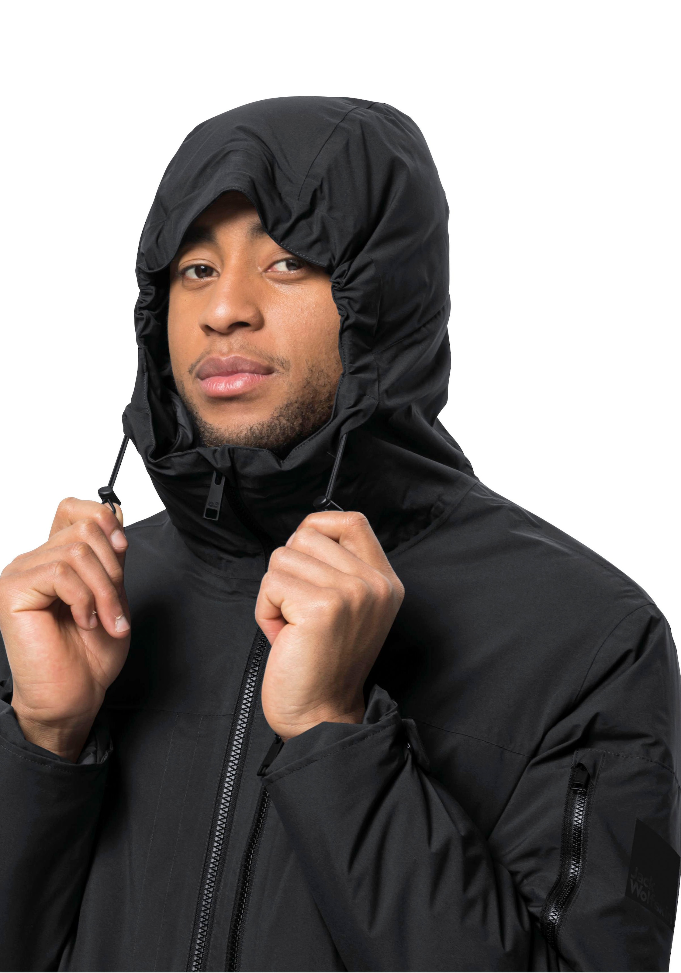 Jack Wolfskin Funktionsparka »KOENIGSBAU«, mit Kapuze, Wärmend, winddicht, Übergangsjacke