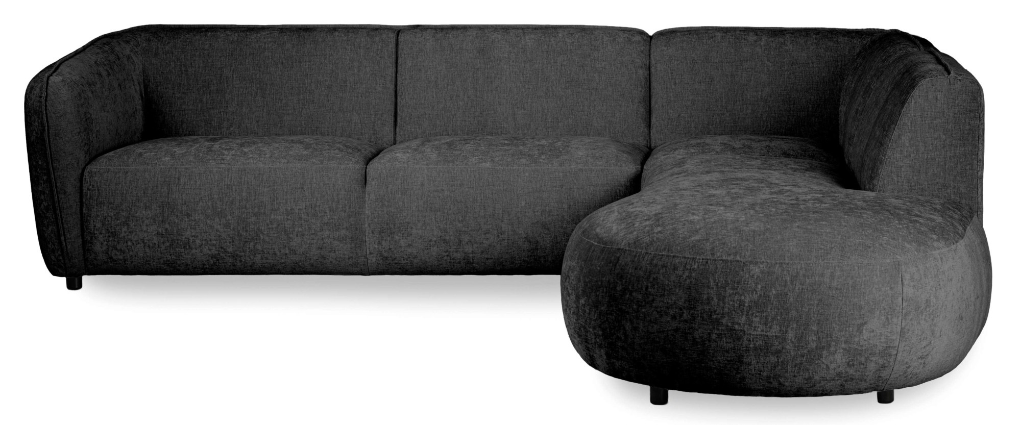 Home affaire Ecksofa »OSTRUP Rundsofa, L-Form, Naturtöne, Boucle oder Chenille« Breite 273 cm, organische Form mit sanften Rundungen