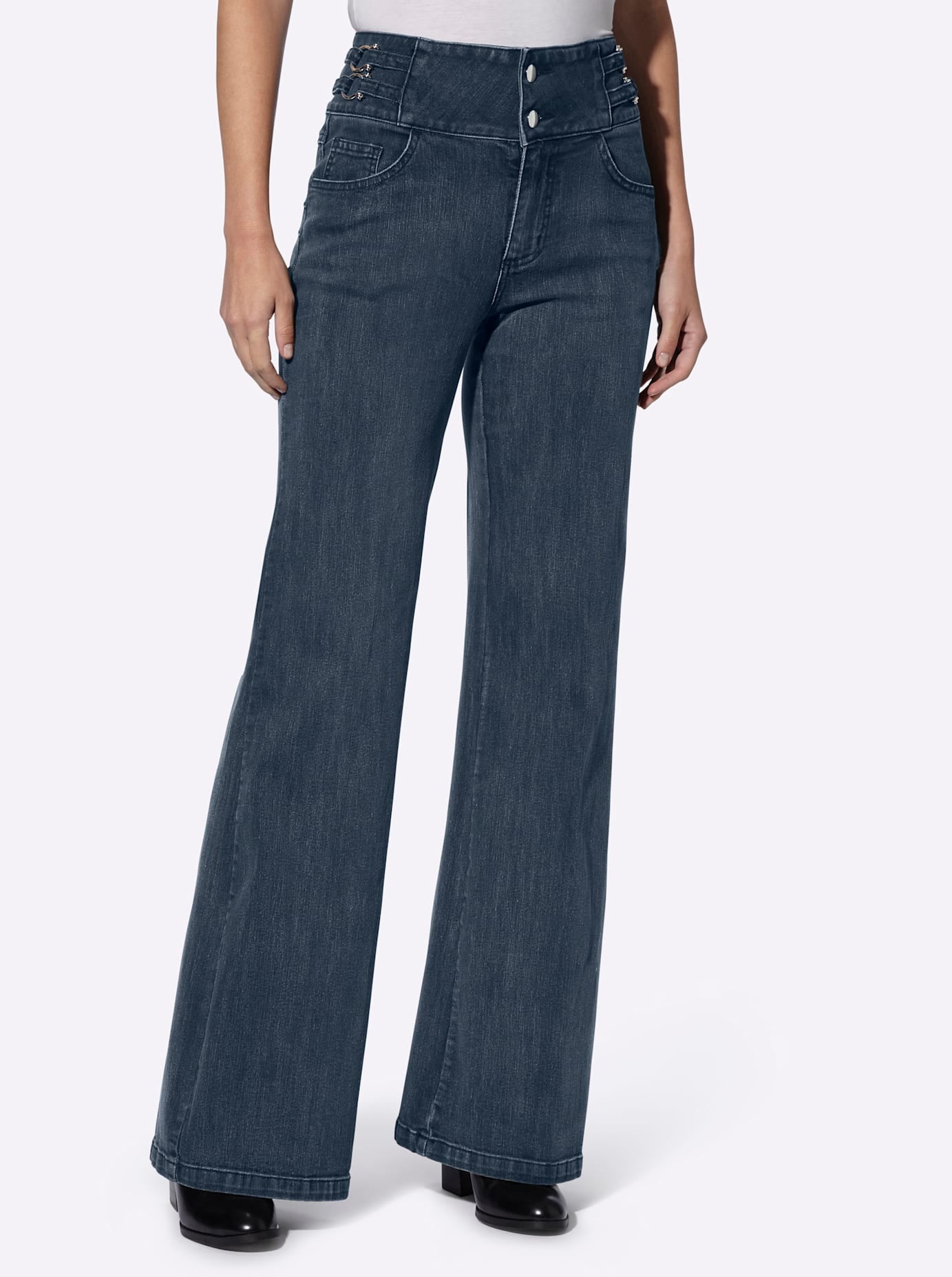 Image of heine Bootcut-Jeans 1