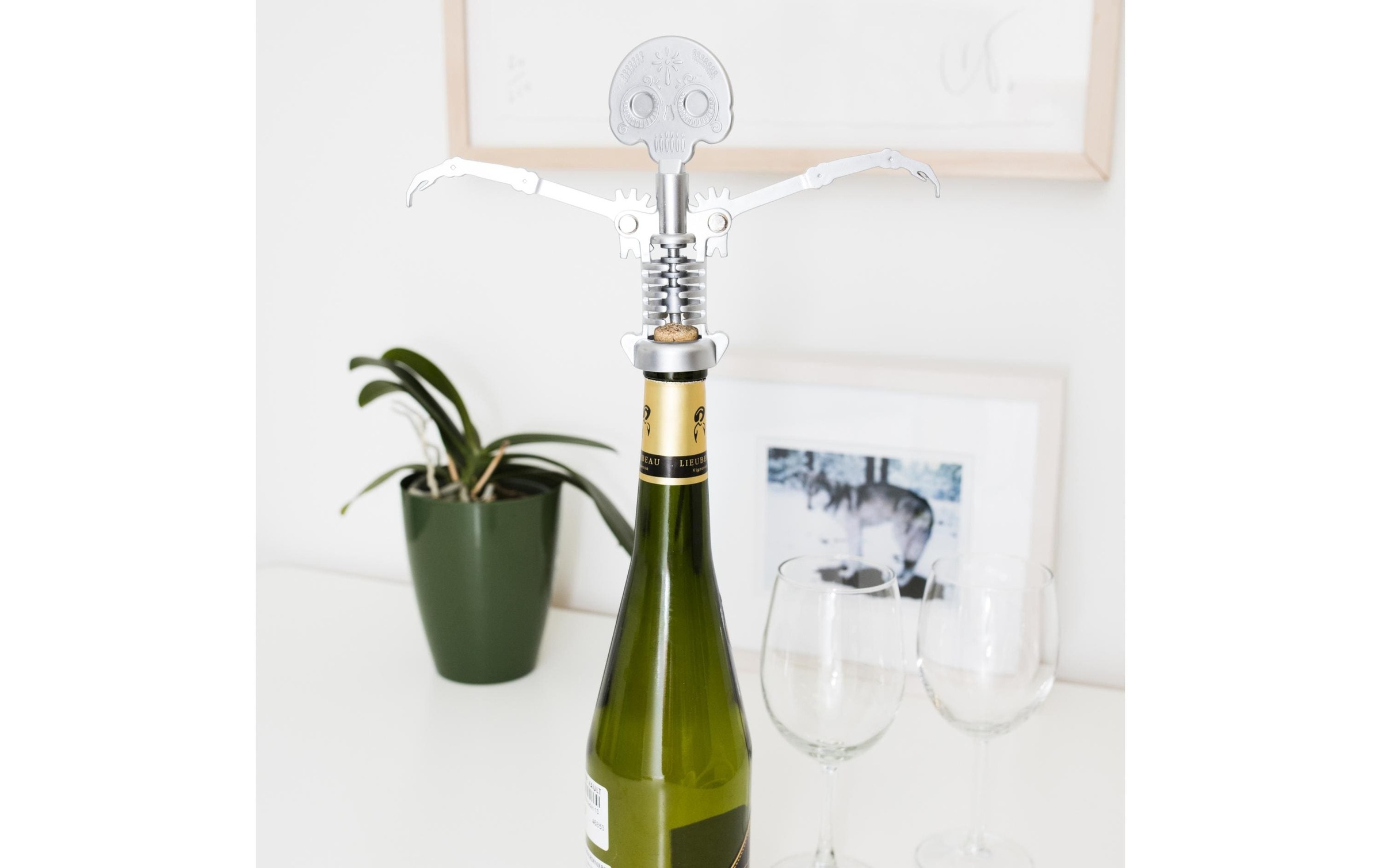 Korkenzieher »Kikkerland Day of the Dead Corkscrew«