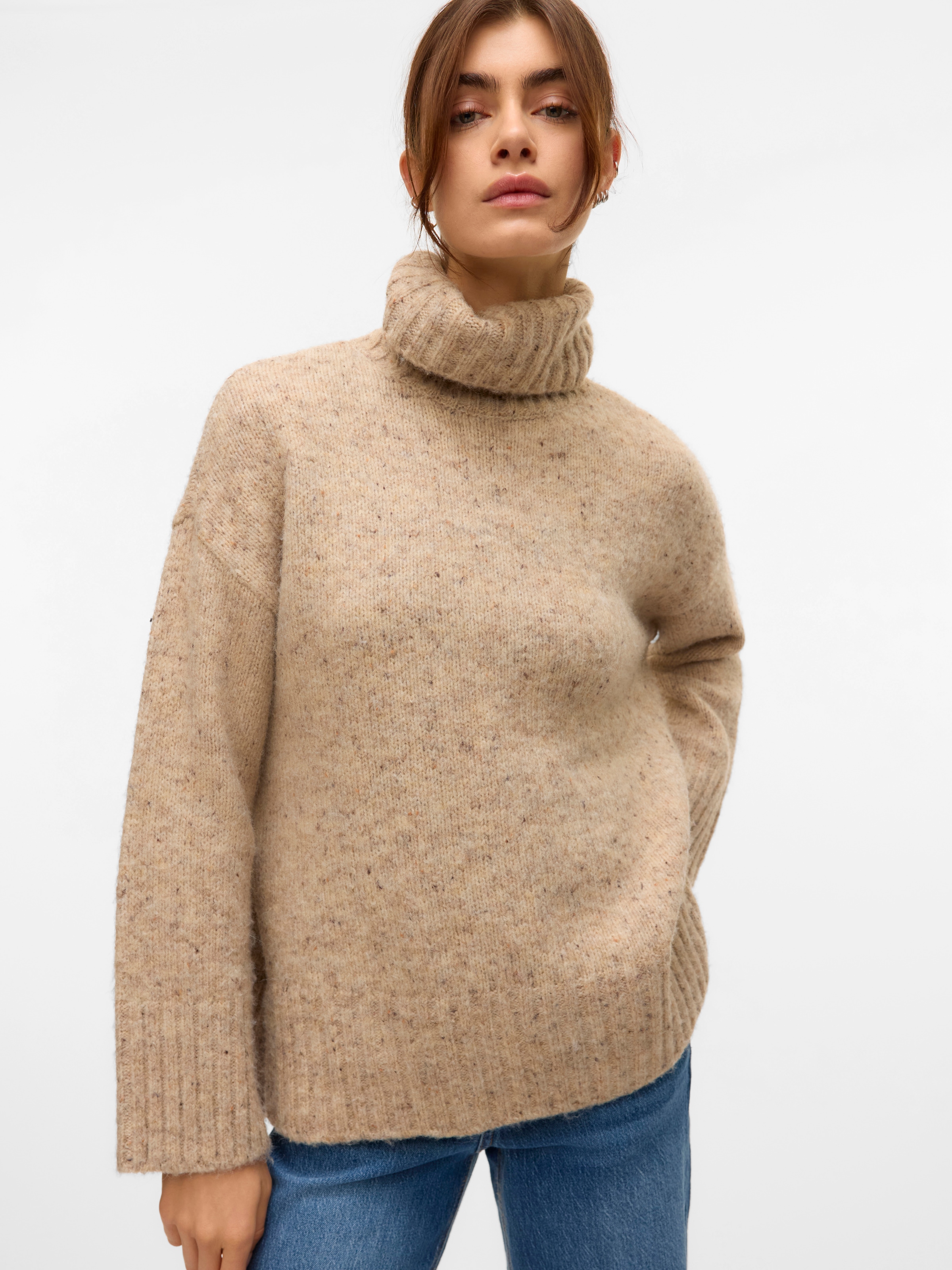 Vero Moda Pull à col roulé »VMINGRID LS ROLL NECK PULLOVER BOO«