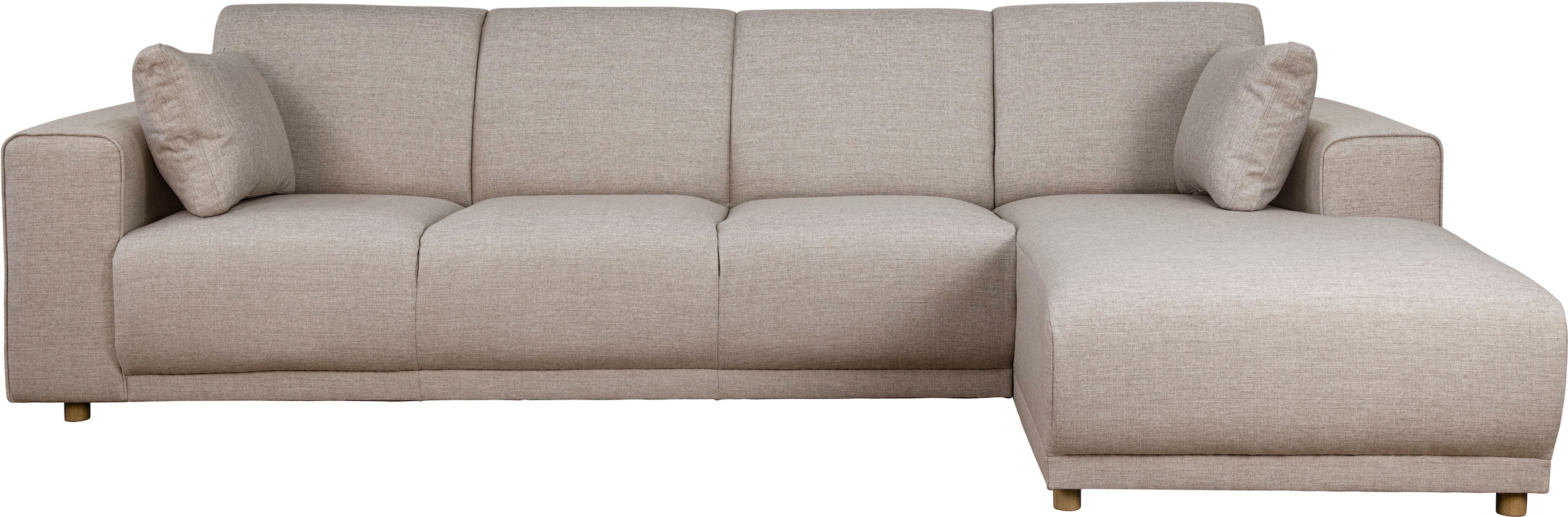 Home affaire Canapé d'angle »LEMPS wahlweise Recamiere links oder rechts L-Form« incl. Zierkissen, Stellmasse 297x162 cm