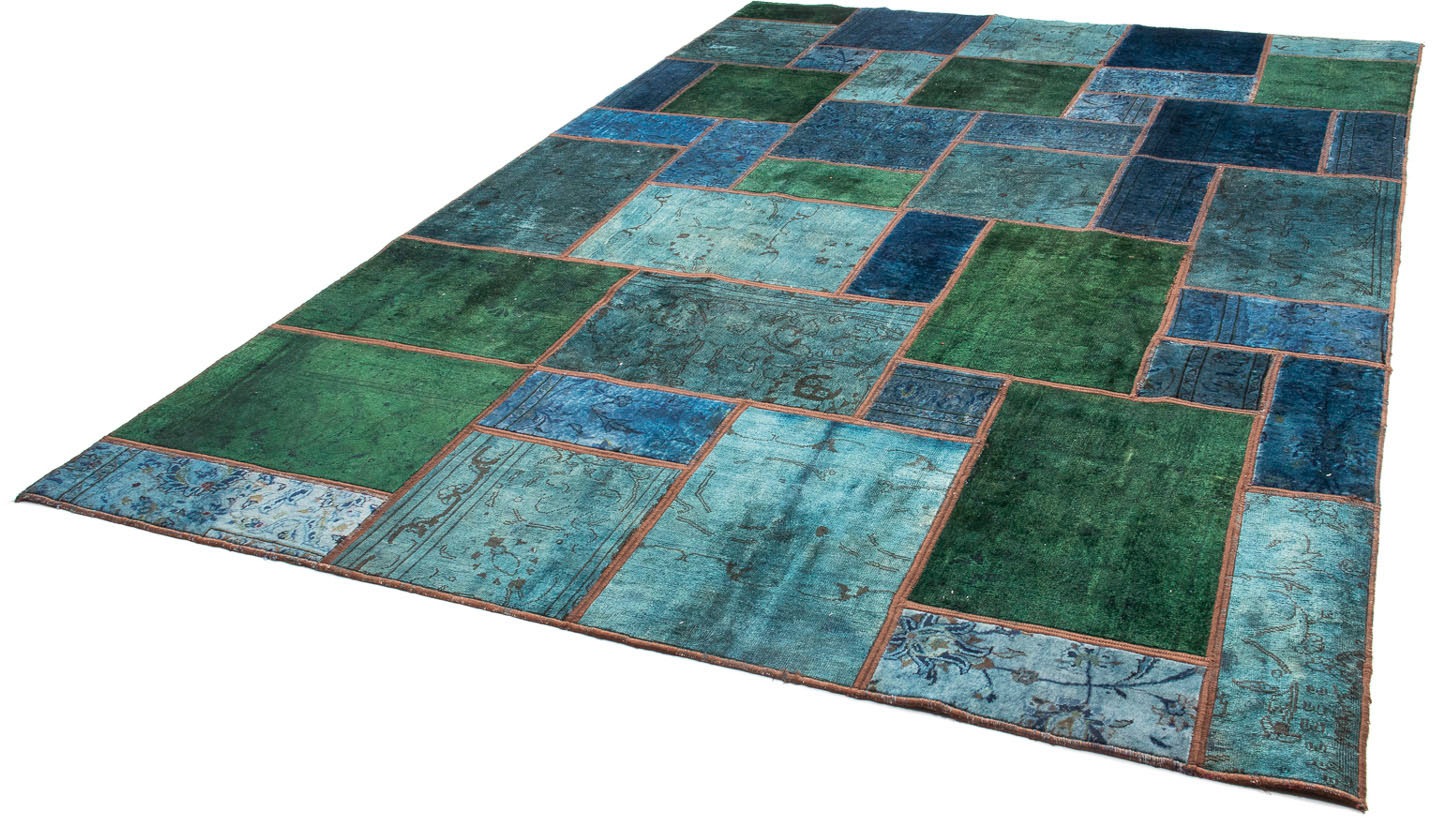 Image of morgenland Teppich »Patchwork - 277 x 196 cm - mehrfarbig«, rechteckig, 7 mm Höhe, Wohnzimmer, Handgeknüpft, Einzelstück mit Zertifikat bei Ackermann Versand Schweiz