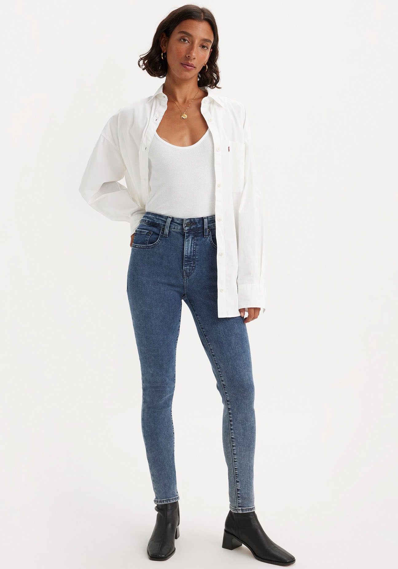 Levi's® Skinny-fit-Jeans »721 High rise skinny«, mit hohem Bund