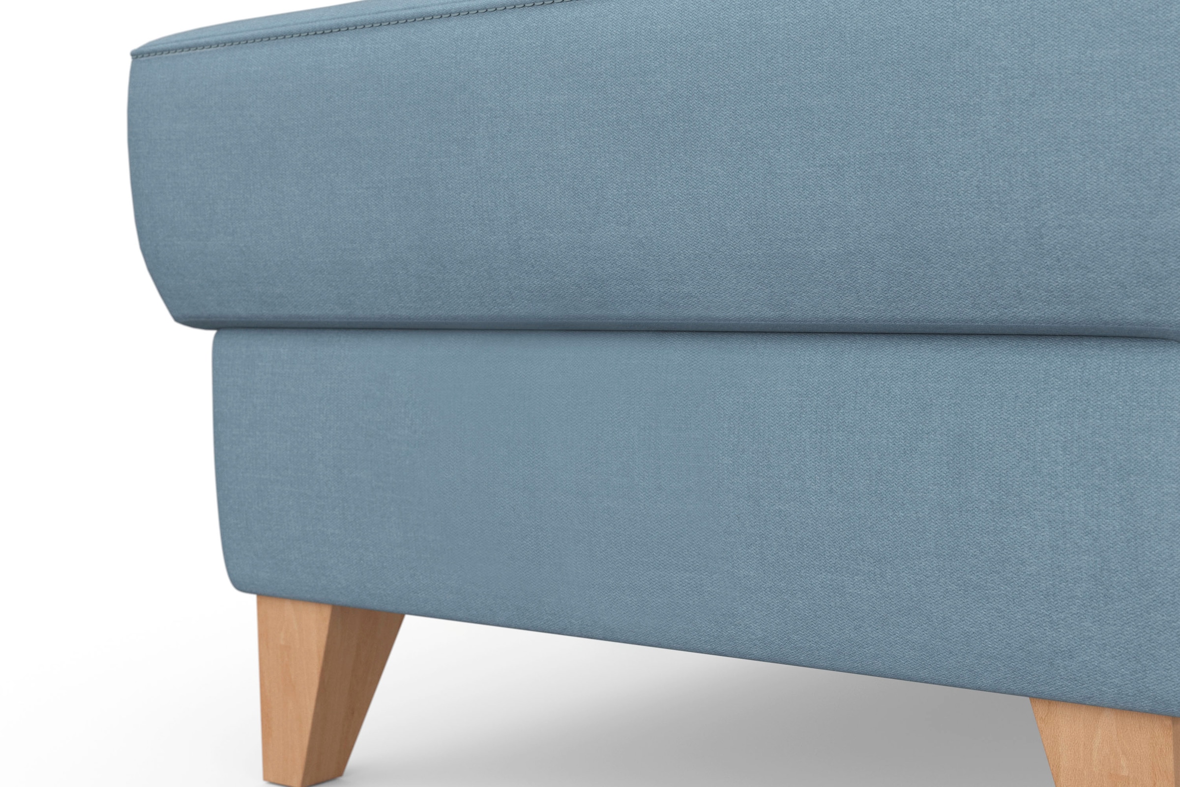 sit&more Ecksofa »Visby L-Form«, Wahlweise mit Bettfunktion und Bettkasten, frei im Raum stellbar