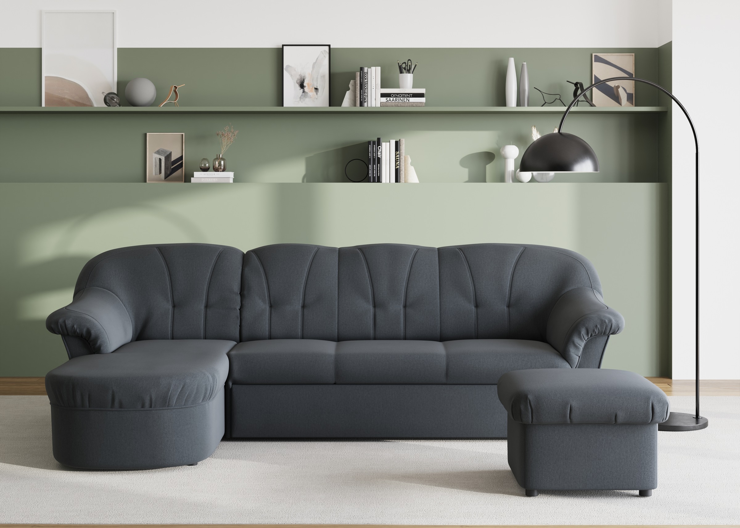 DOMO collection Ecksofa »Pegnitz L-Form«, wahlweise mit Bettfunktion