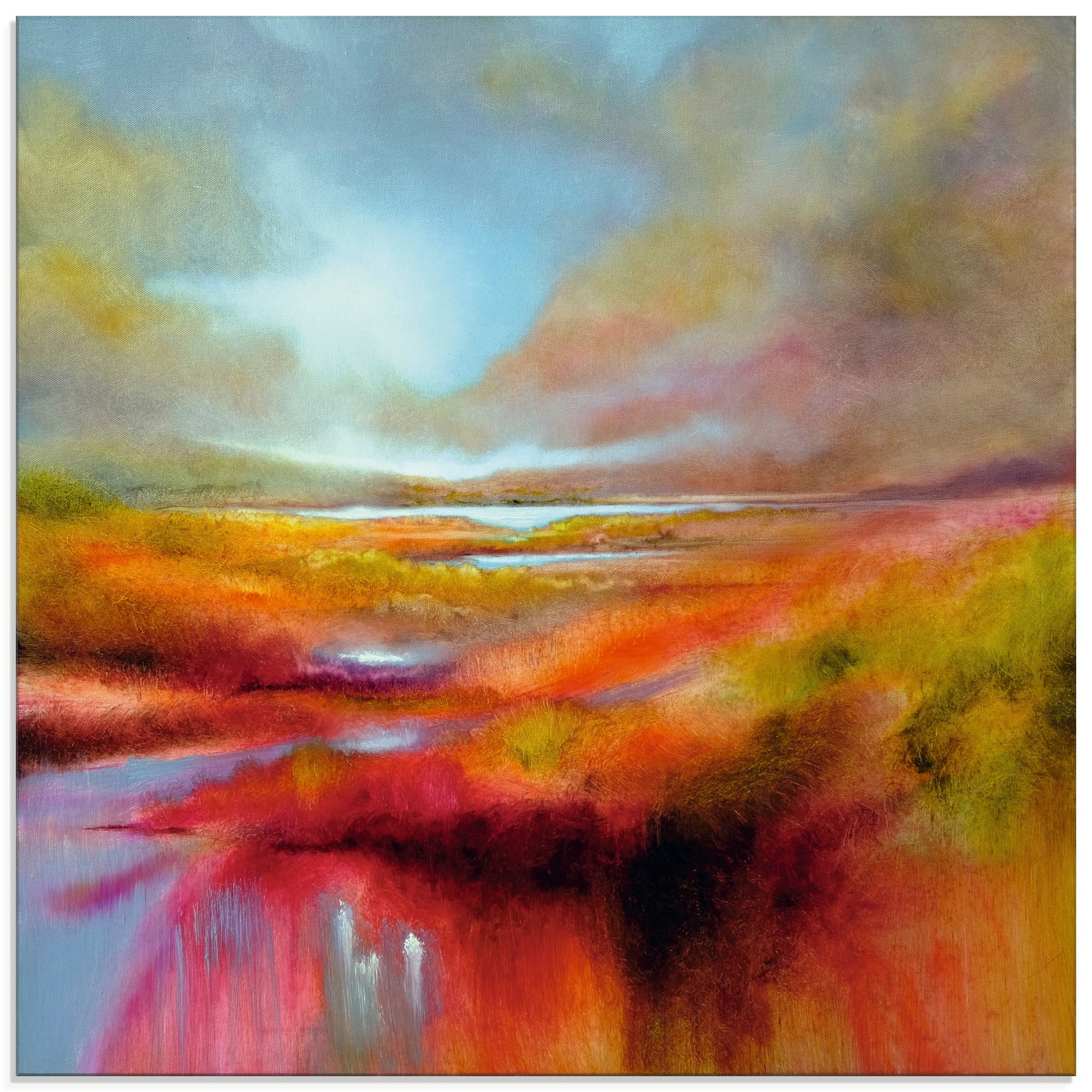 Image of Artland Glasbild "Ein perfekter Tag I" Berge 1 Stk. tlg. in verschiedenen Grössen