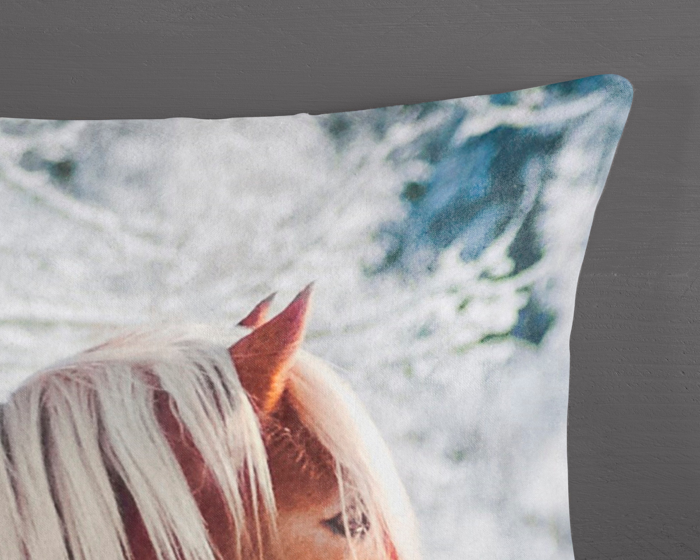 good morning Kinderbettwäsche »Scarlet«, Biber, 135x200, Winter, Warm, Reissverschluss, Wendeoptik, Kind, Pferd