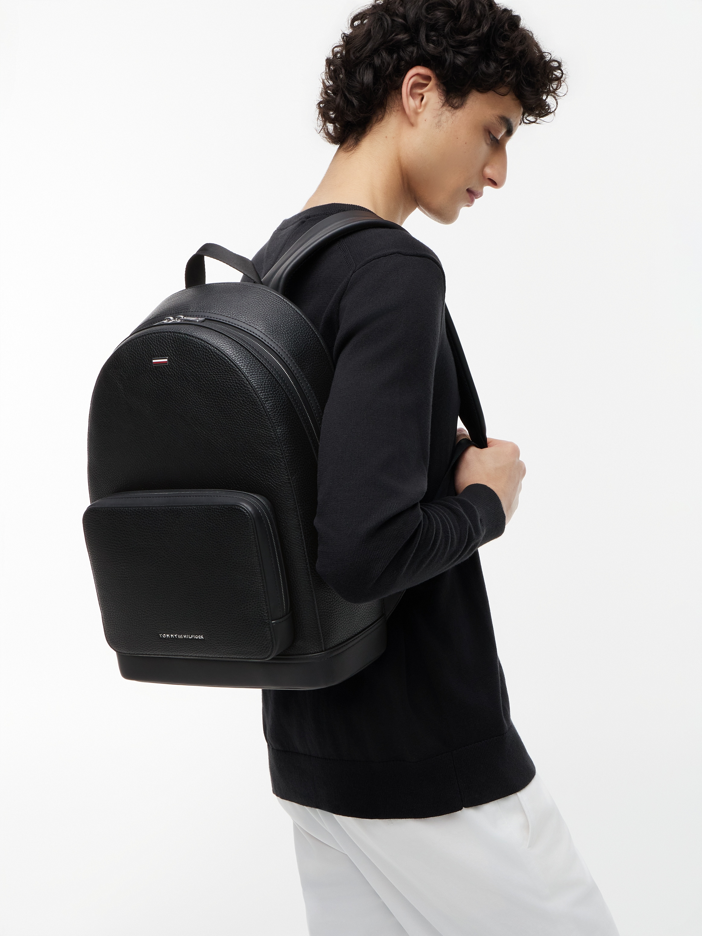Tommy Hilfiger Sac à dos »TH CENTRAL BACKPACK« sac à dos d'affaires, sac à dos pour ordinateur portable avec logo