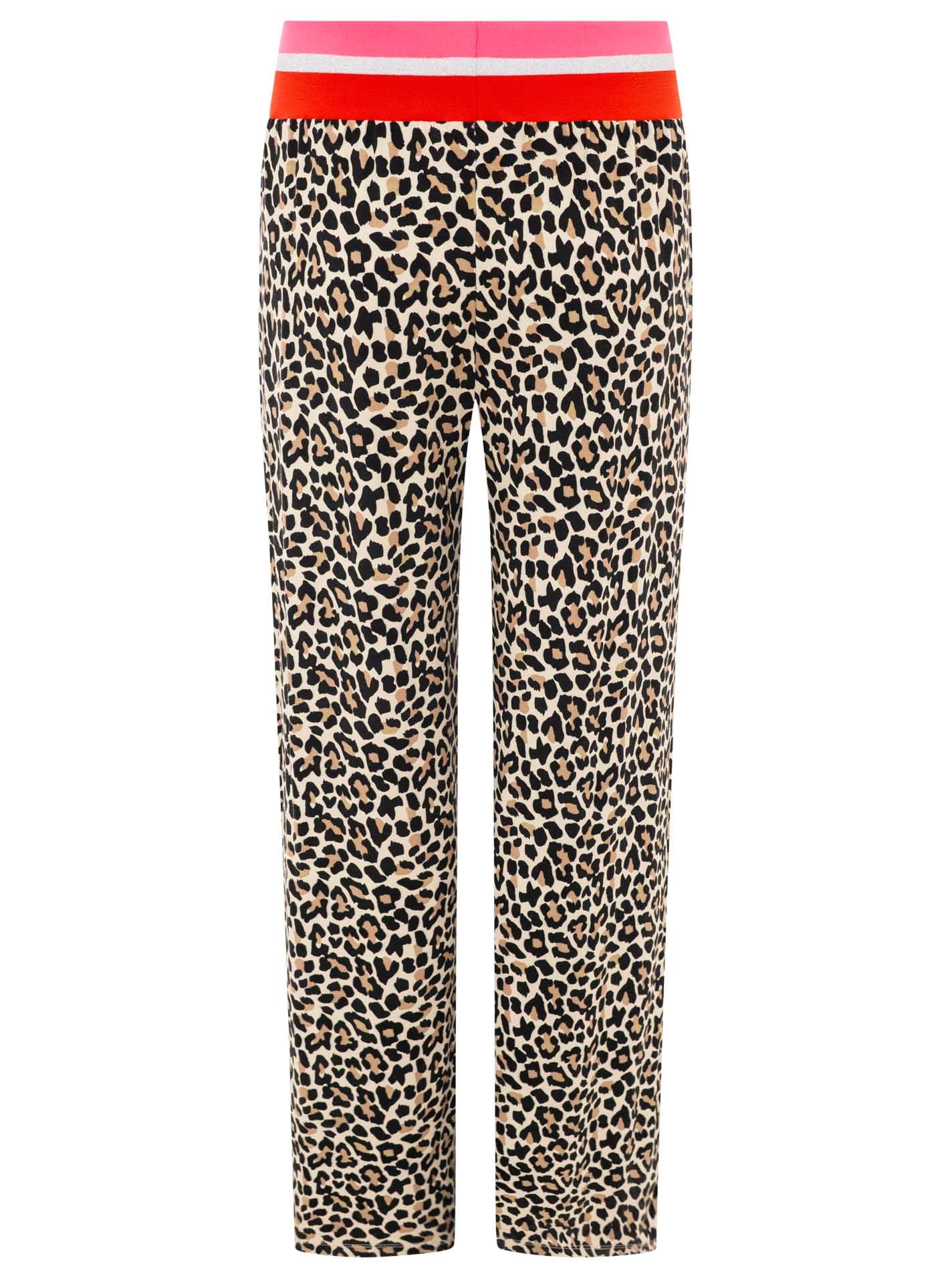 Zwillingsherz Stoffhose »"Leo"«  Elastischer Bund, Leomuster, fliessender Stoff, leichtes Material