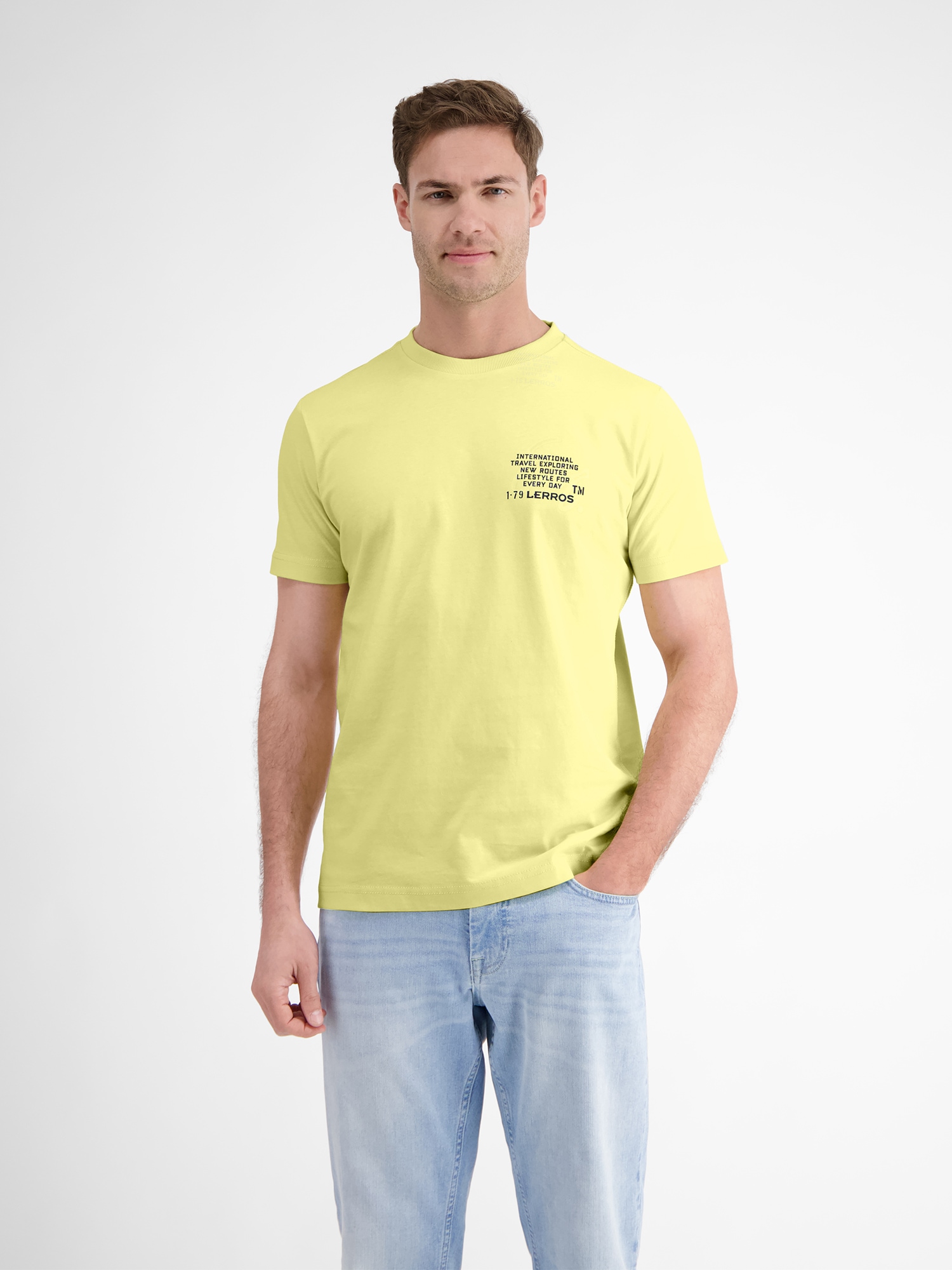 LERROS T-shirt »Herren T-Shirt in weicher Jerseyqualität«