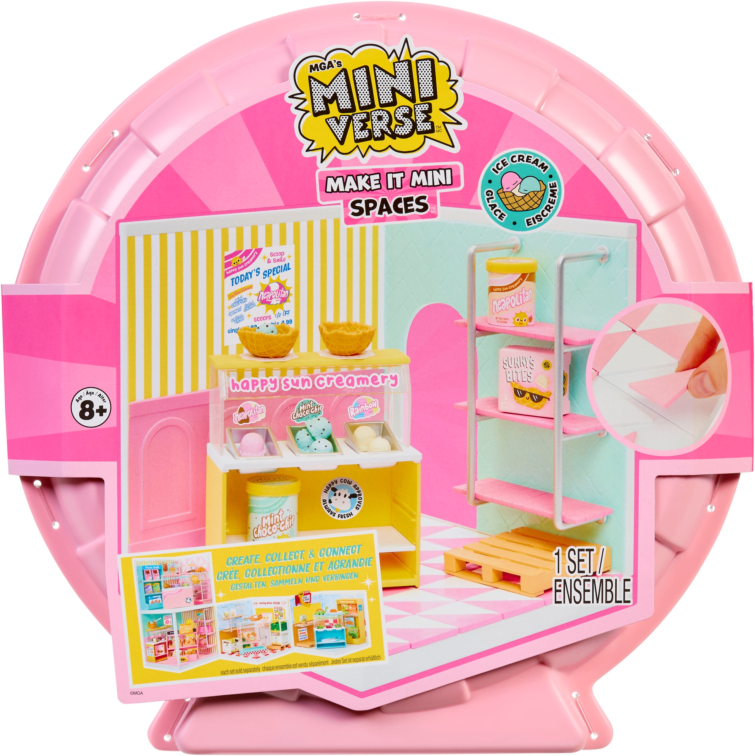 MGA ENTERTAINMENT Set créatif »MGA's Miniverse - Spaces Starter Pack- Ice Cream«