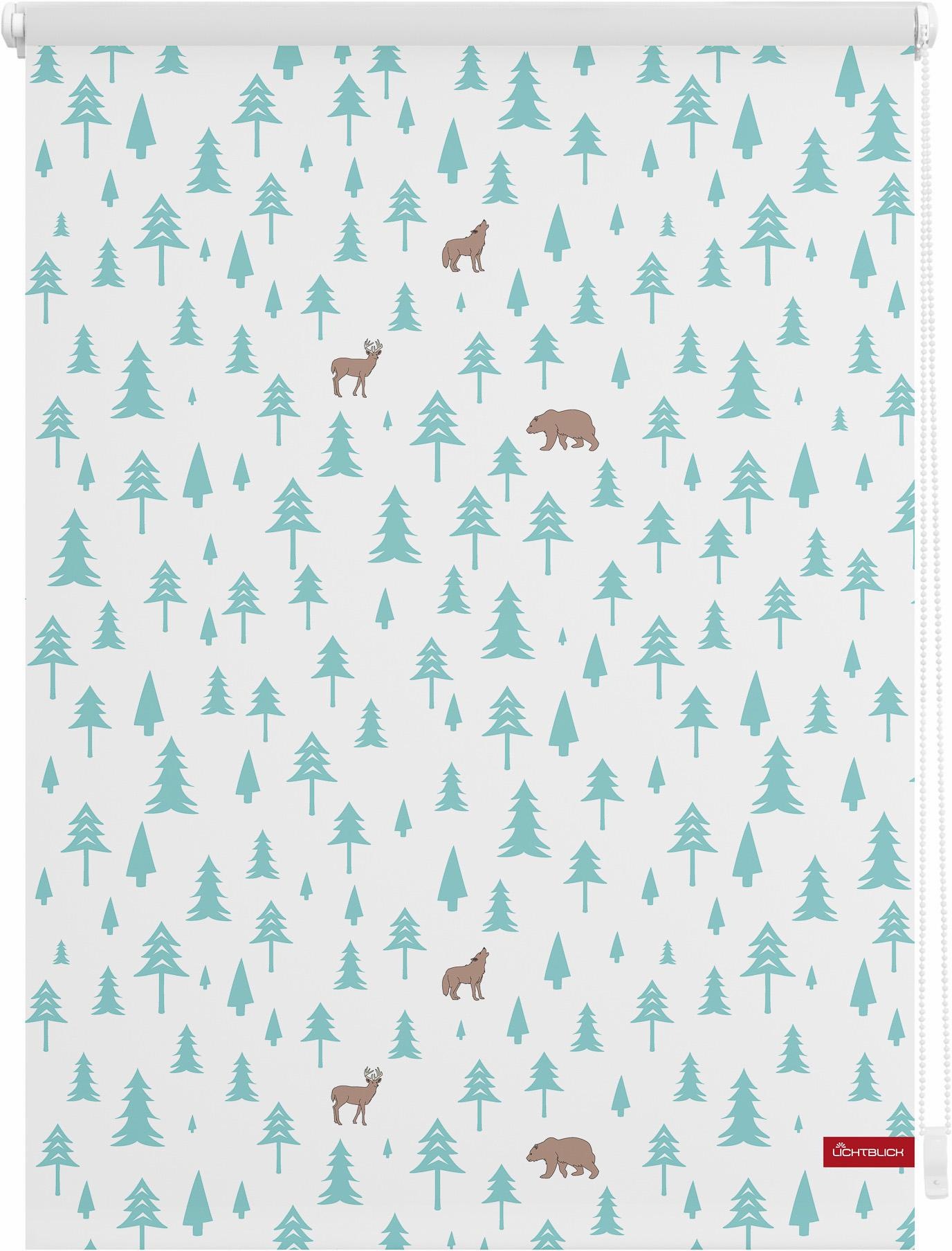 Image of LICHTBLICK ORIGINAL Seitenzugrollo »Klemmfix Motiv Okko«, Lichtschutz, ohne Bohren, freihängend, bedruckt bei Ackermann Versand Schweiz