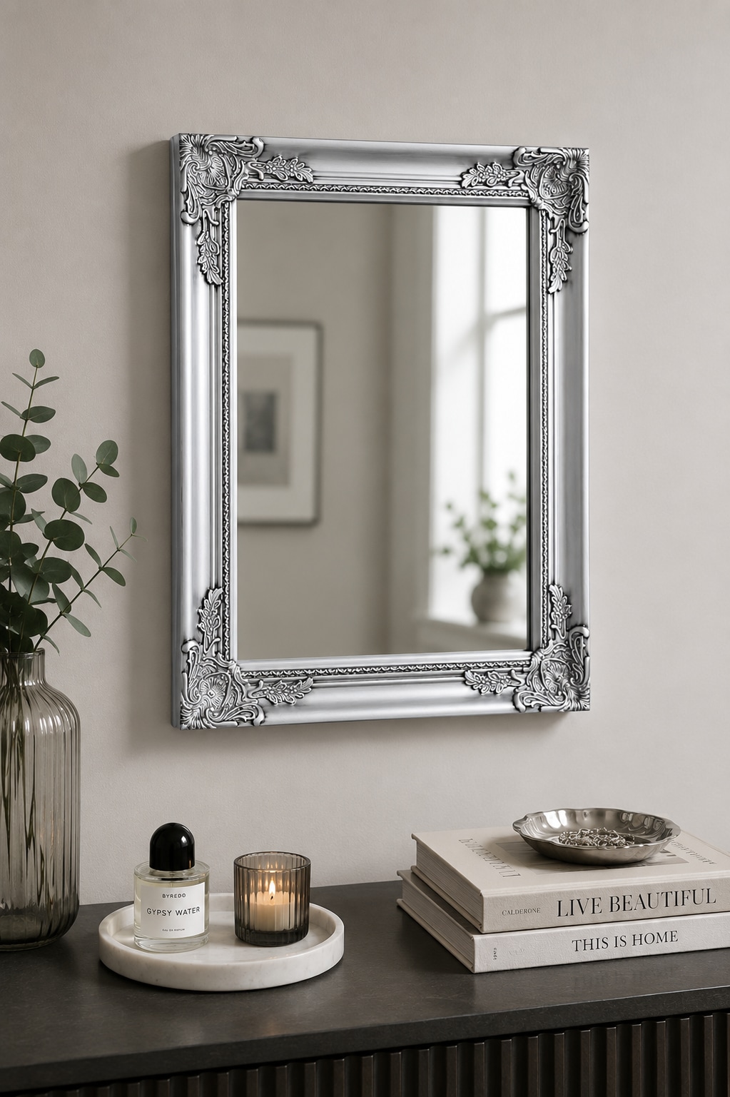 GOODproduct Miroir »King, in 3 Grössen, auch als Ganzkörperspiegel« miroir mural avec décorations élaborées