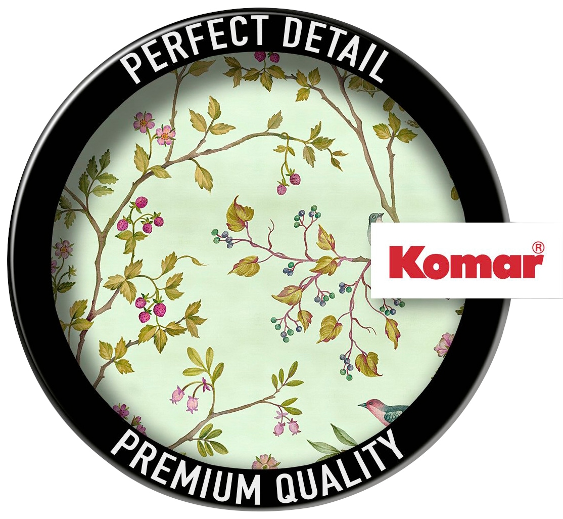 Komar Vliestapete »Digitaldruck Vlies -  Oiseaux du Paradis - Grösse 350 x 250 cm« bedruckt glatt Wohnzimmer, Schlafzimmer