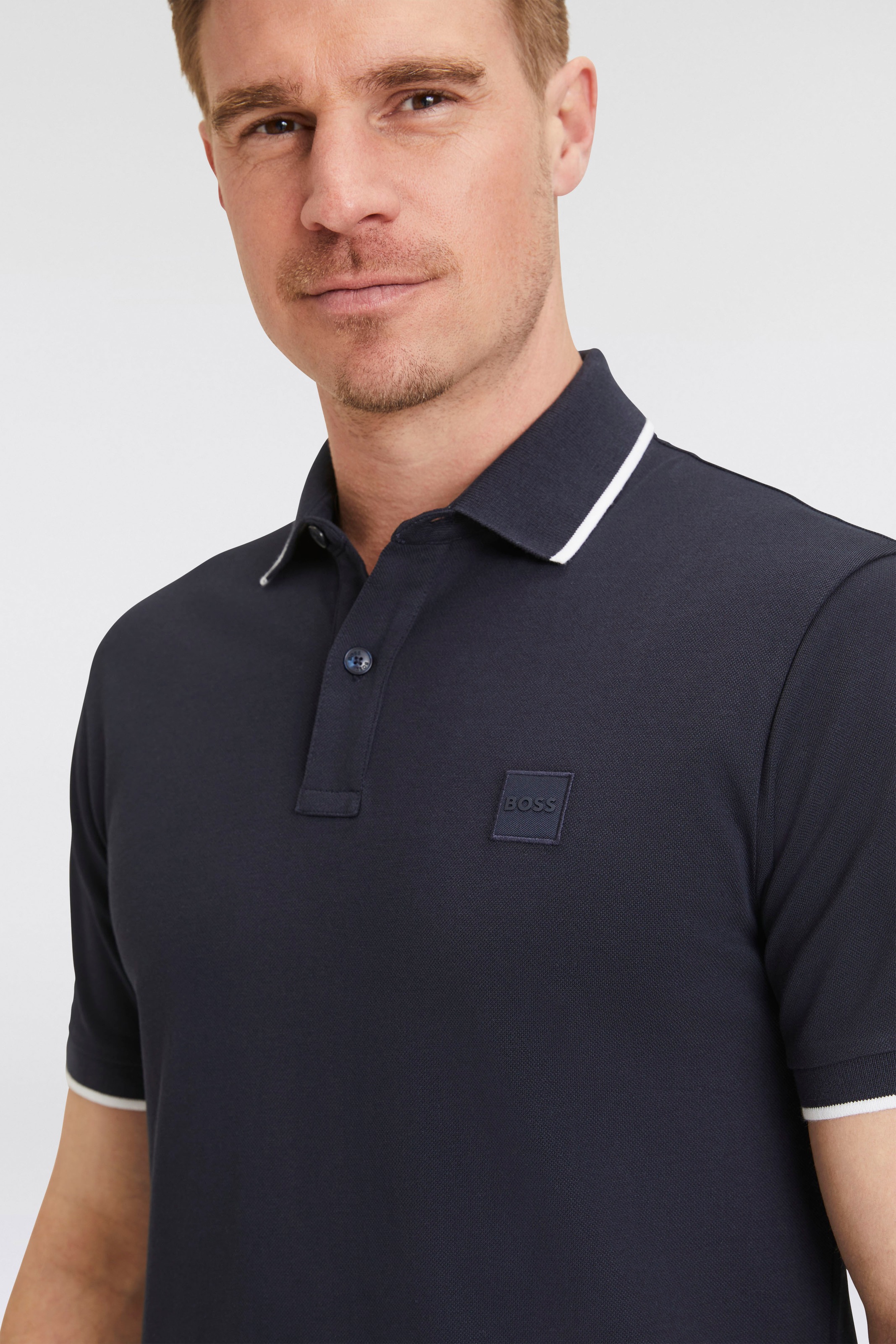 BOSS ORANGE Poloshirt »Passertip«, mit BOSS Logo-Badge