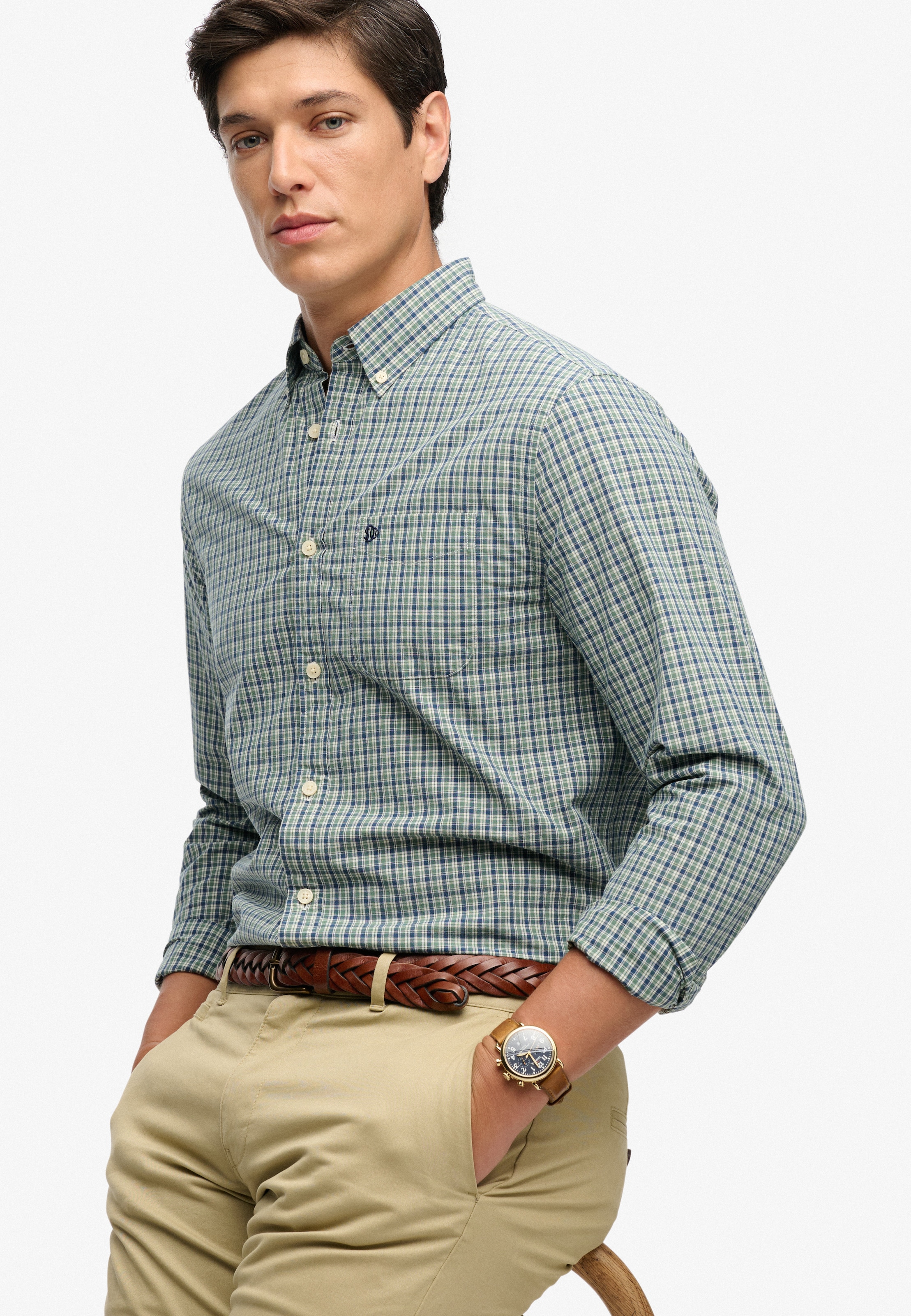 Superdry Langarmhemd »PREPPY POPLIN L/S SHIRT«