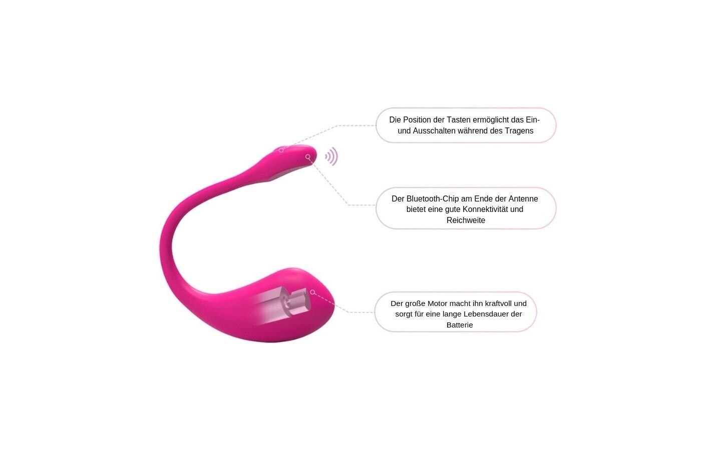 Vibrator »Ei Lovense Lush 2«, (1 tlg.)