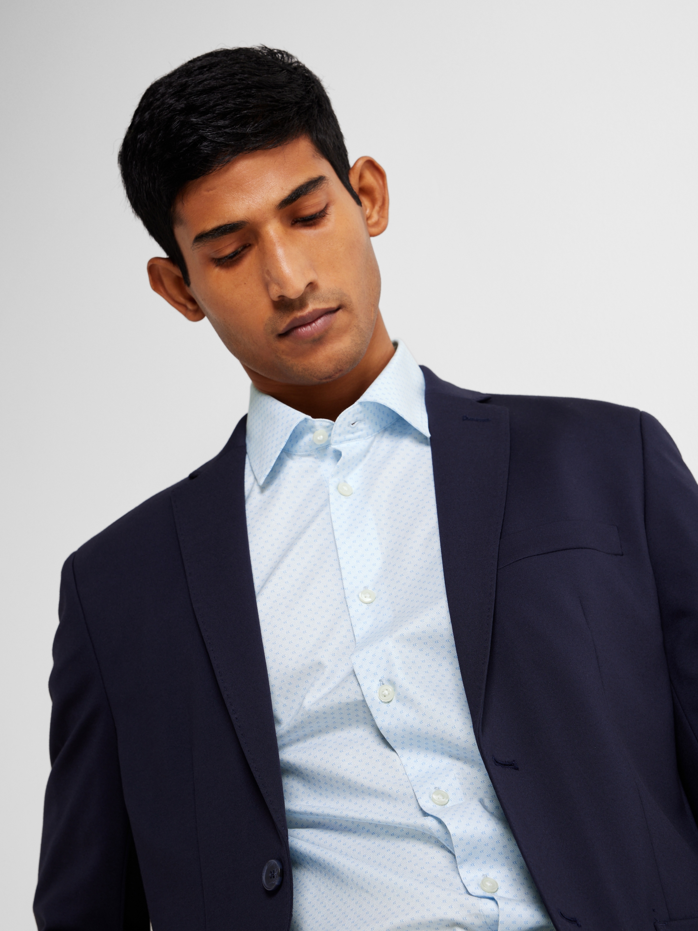 SELECTED Langarmhemd »SLHSLIMSOHO-DETAIL SHIRT LS NOOS«