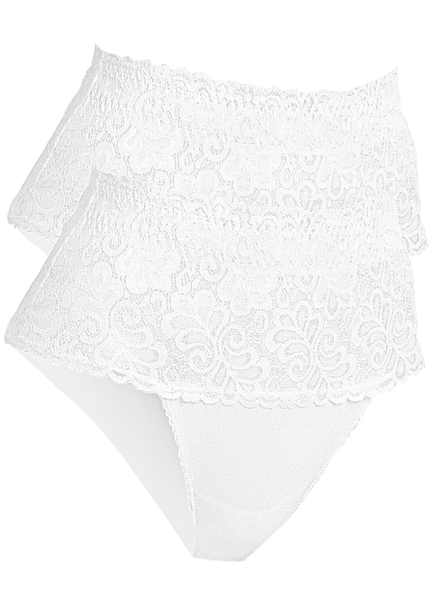 Image of bonprix Shapingslip Packung, 2 Stk. mit Spitze, mit Netzfutter, eng anliegende Passform, 2er Pack
