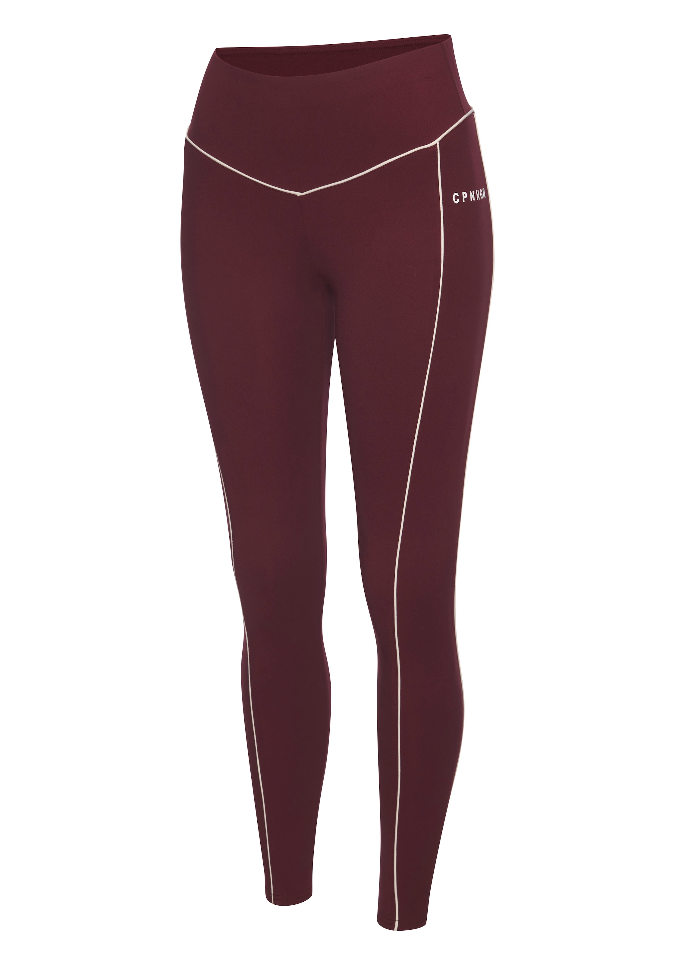 Copenhagen Studios Leggings, mit Paspeln und Logodruck
