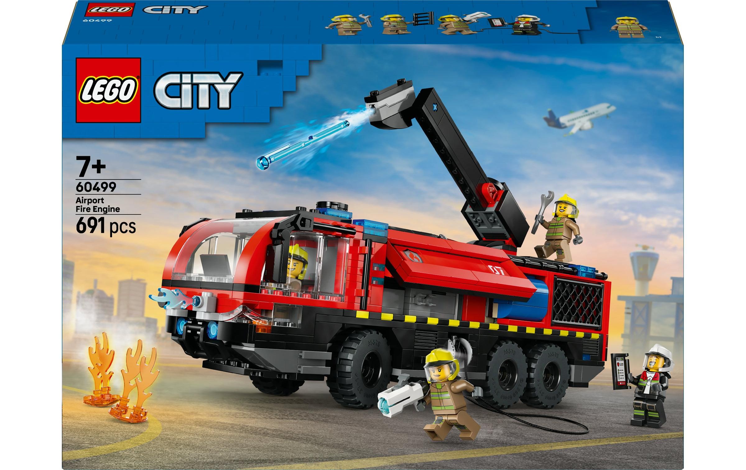 Image of Konstruktionsspielsteine "City Flughafenlöschfahrzeug 60499" Kategorie: Polizei & Feuerwehr