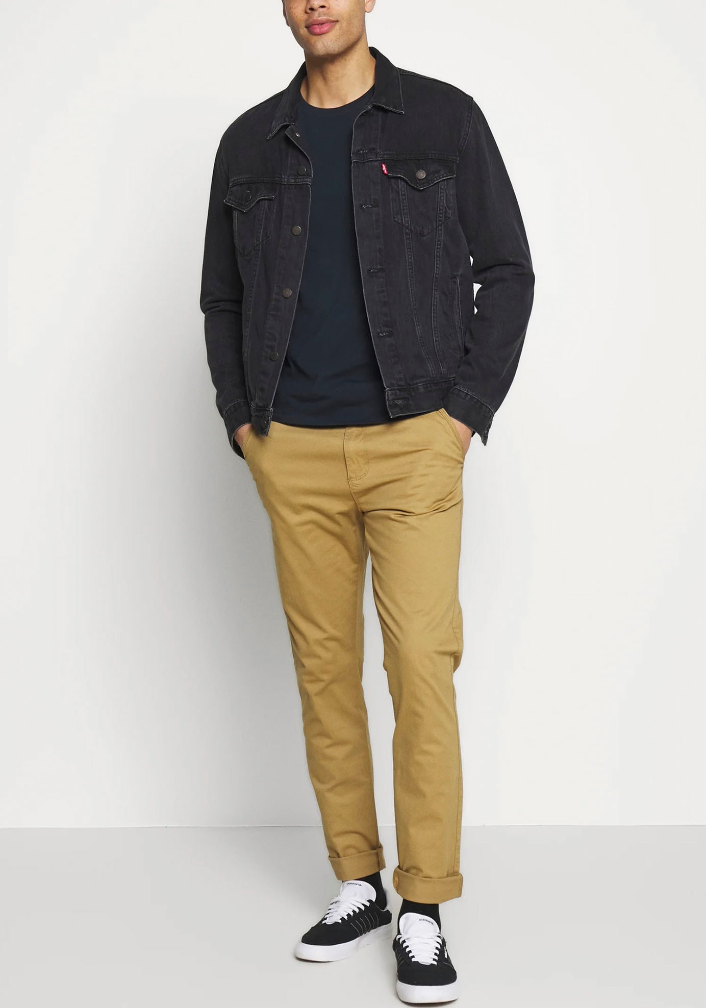 Indicode Pantalon en tissu »Gower«  mélange coton, coupe régulière