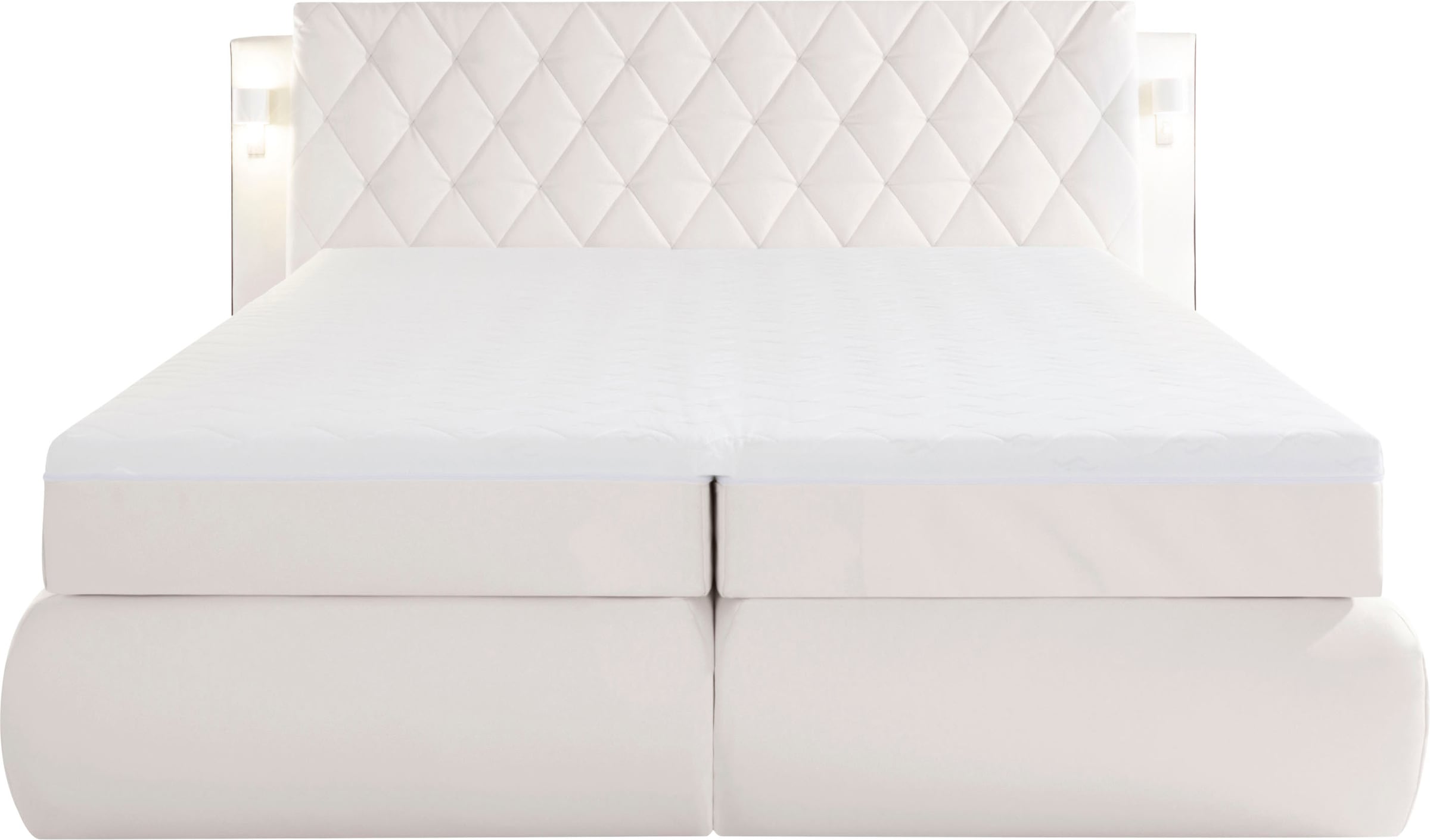 COLLECTION AB Lit boxspring inklusive Bettkasten, LED-Beleuchtung und Topper