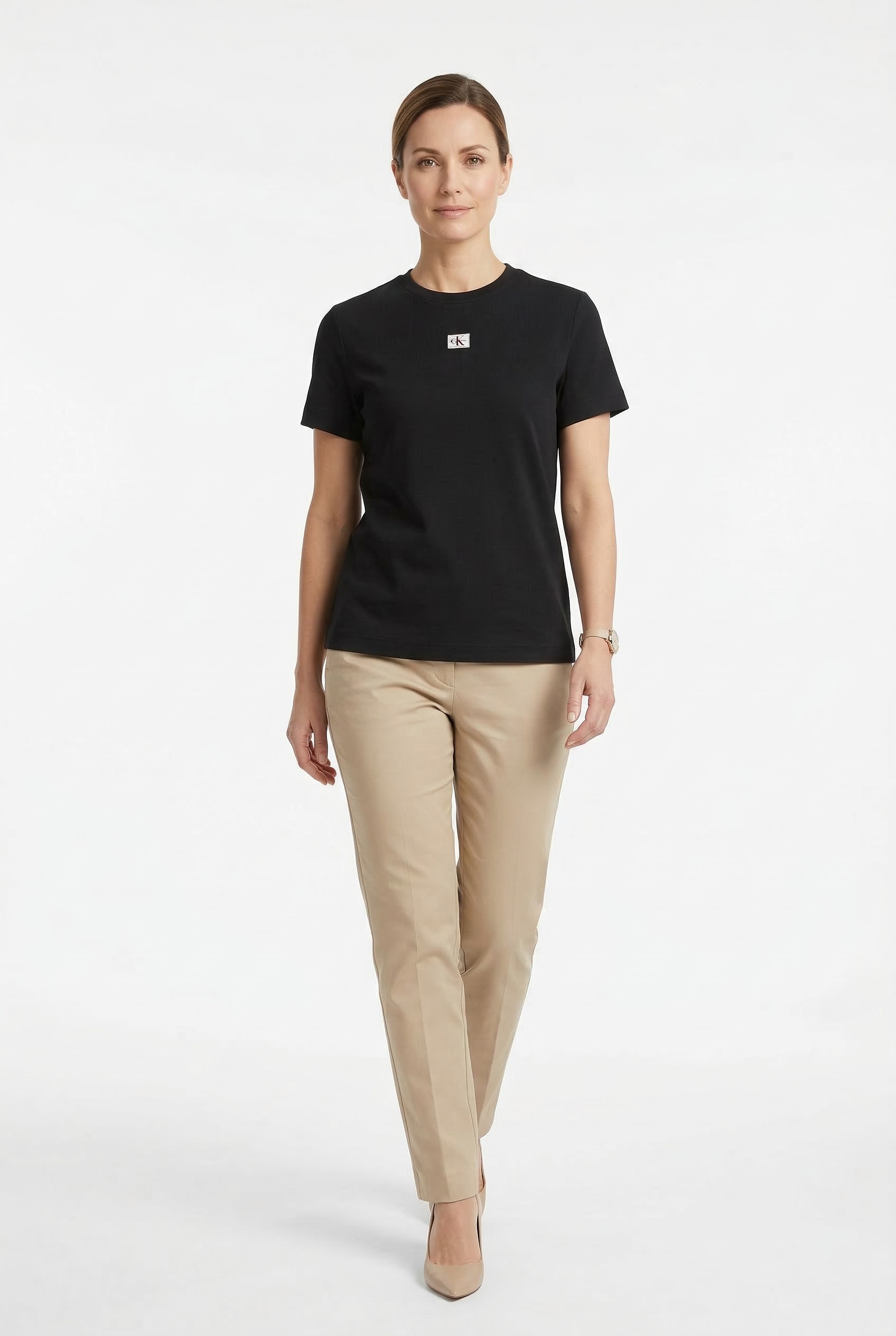 Calvin Klein Jeans T-shirt Coupe régulière avec col rond
