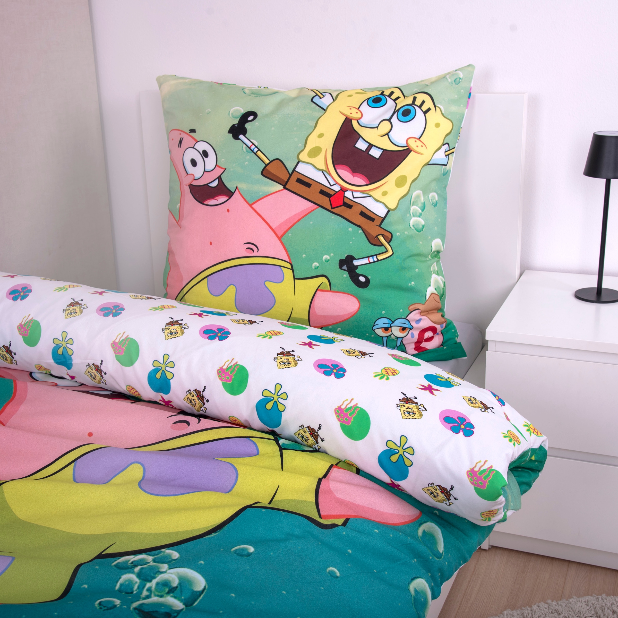Sponge Bob Bettwäsche »Sponge Bob« 2 Stk. Wendebettwäsche