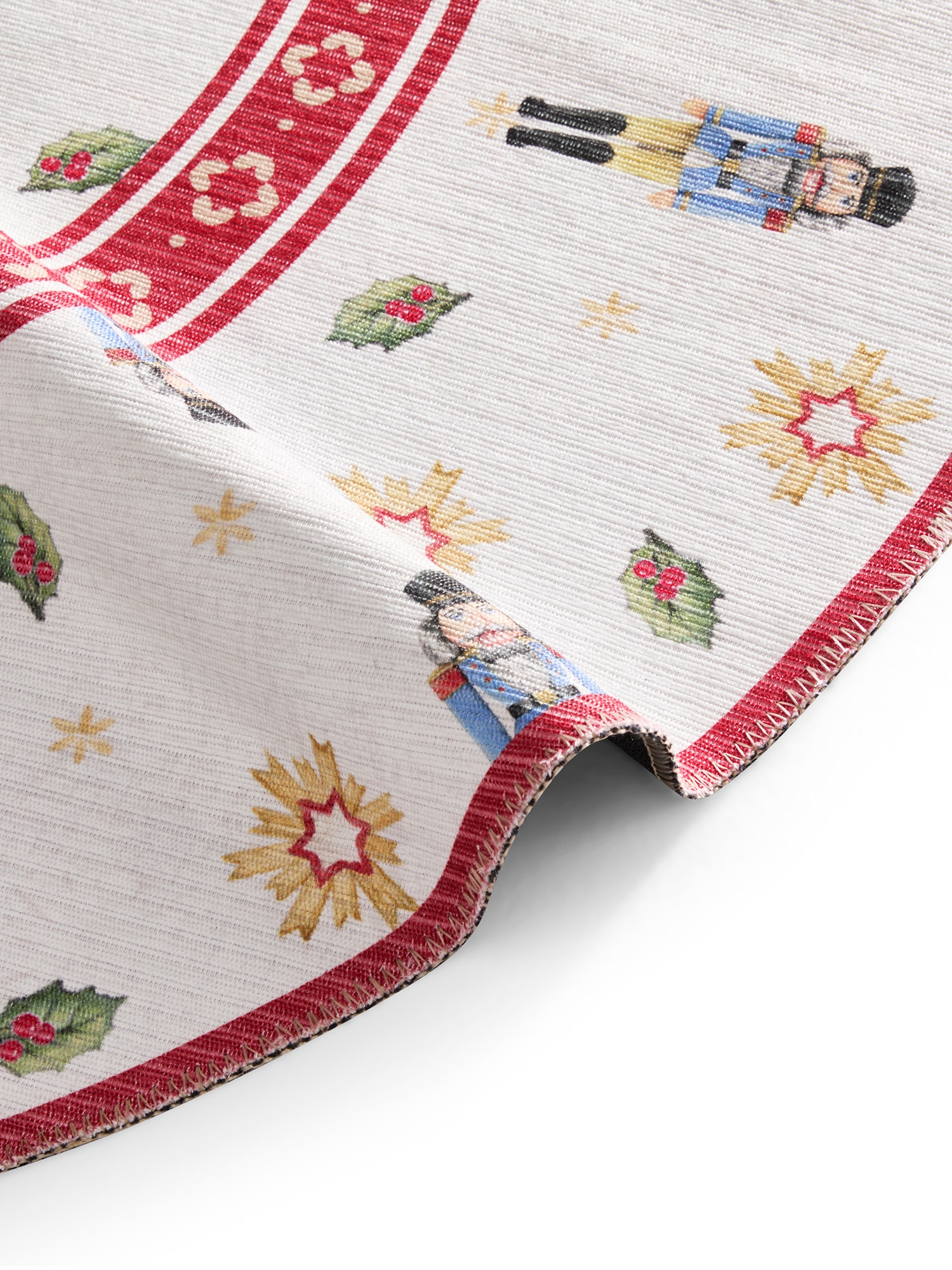Villeroy & Boch Tapis »Toy's Delight Limited Edition Santa Claus« Rond 3 mm Höhe édition limitée, Noël, salon, jupe de sapin, lavable, rond