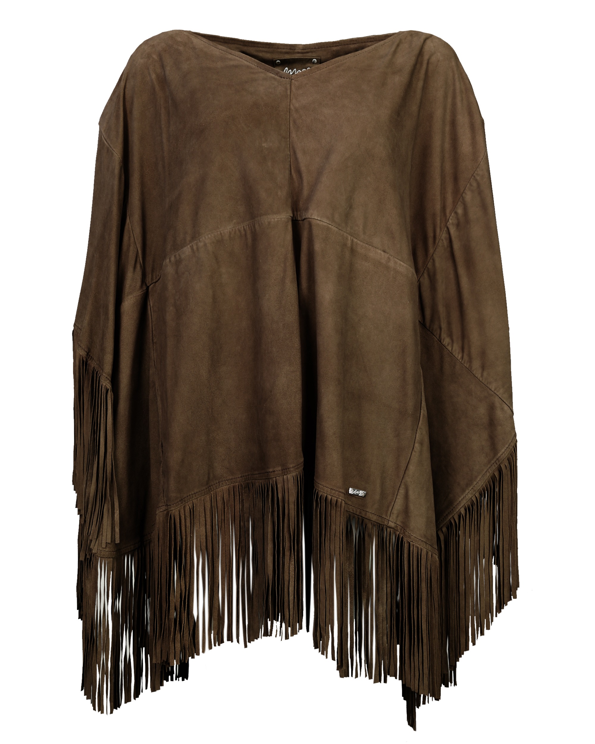 Poncho mit Fransen »Curico«