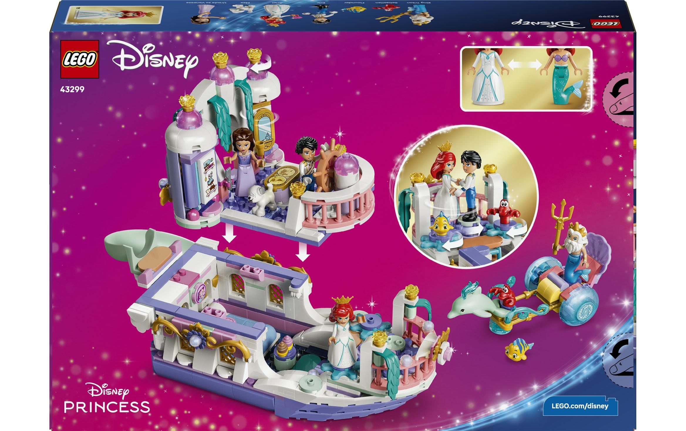 LEGO® Konstruktionsspielsteine »Arielles Königliches Hochzeitsboot (43299), LEGO Disney Princess« Made in Europe